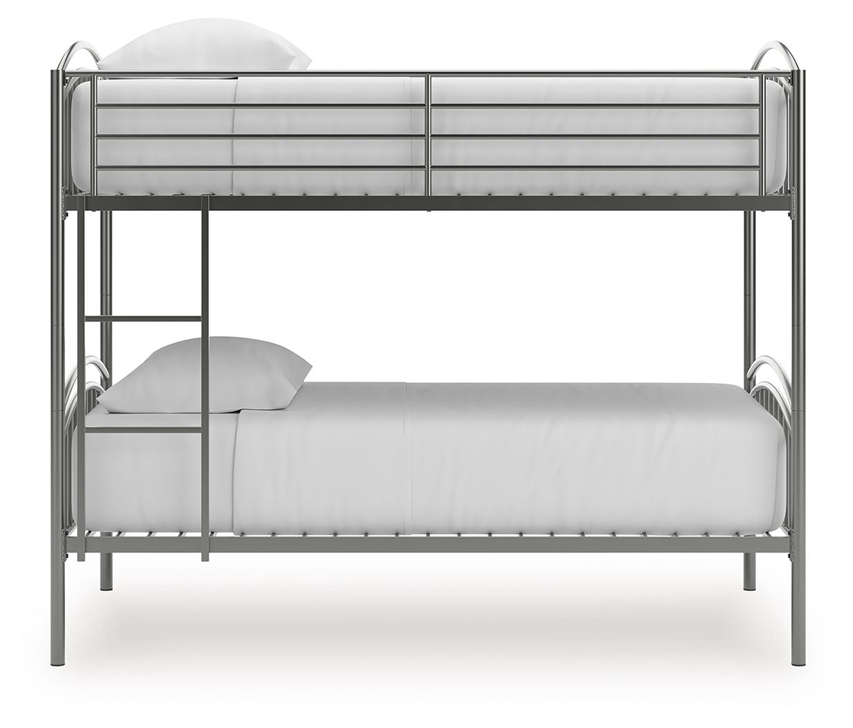 Lanceburg - Twin/Twin Bunk Bed With Ladder - Gray