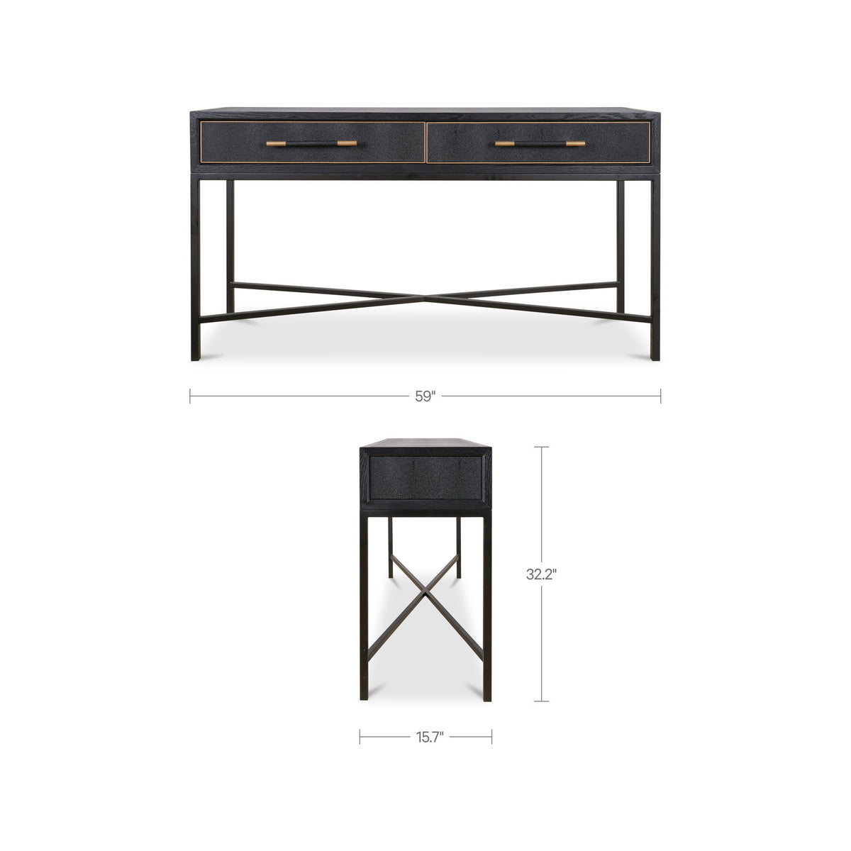 Mako - Console Table - Black