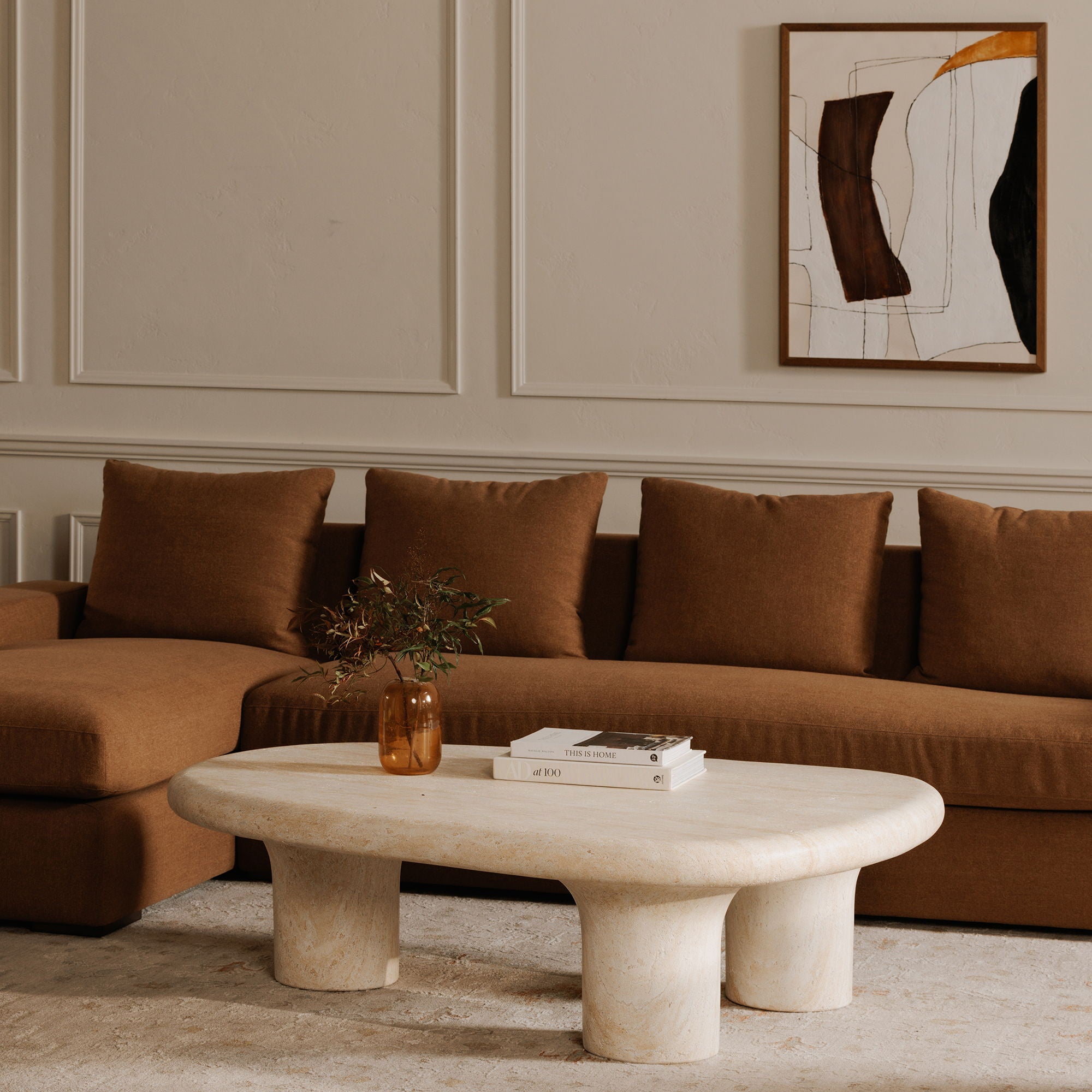 Thomas - Right Sectional - Rust
