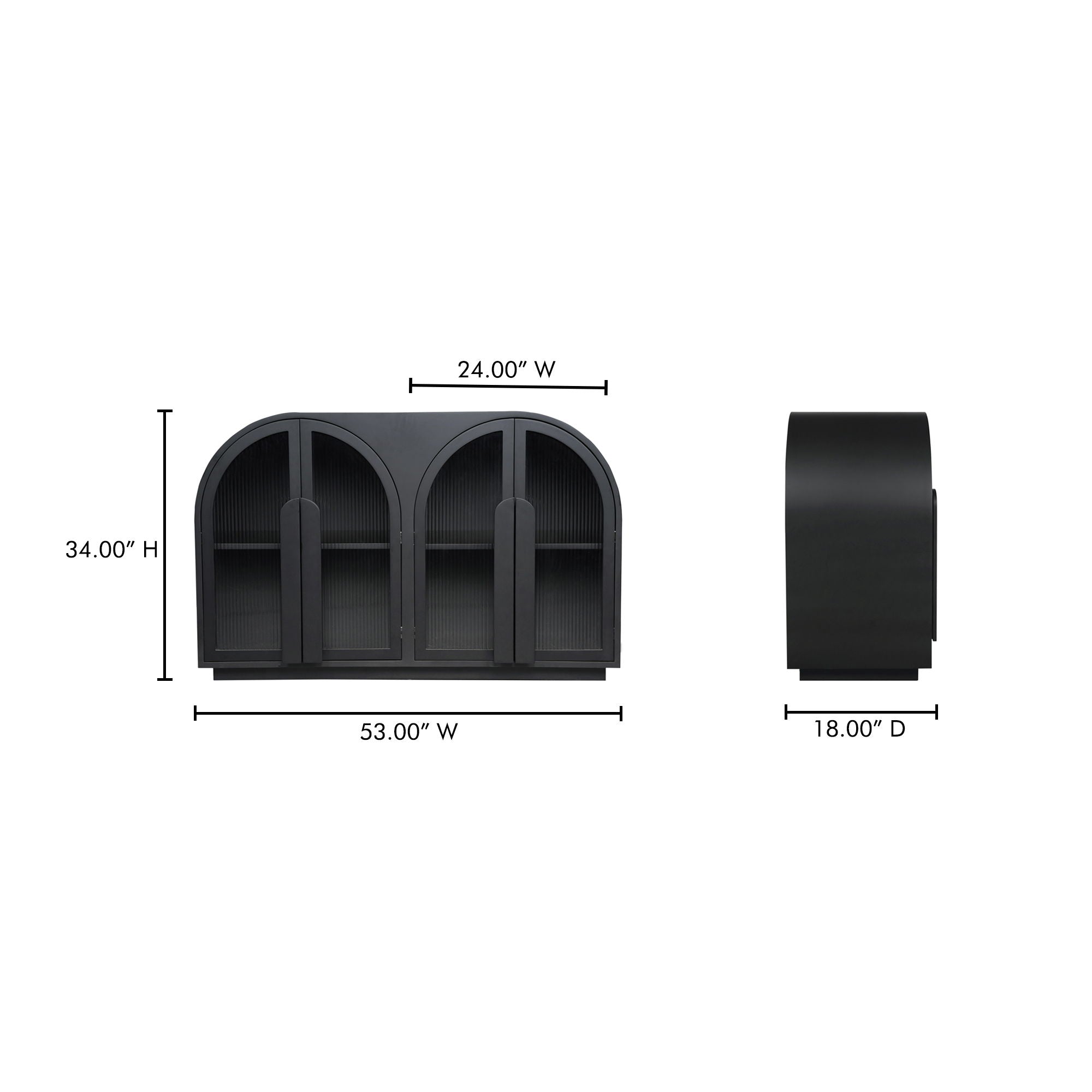 Salone - Cabinet - Black