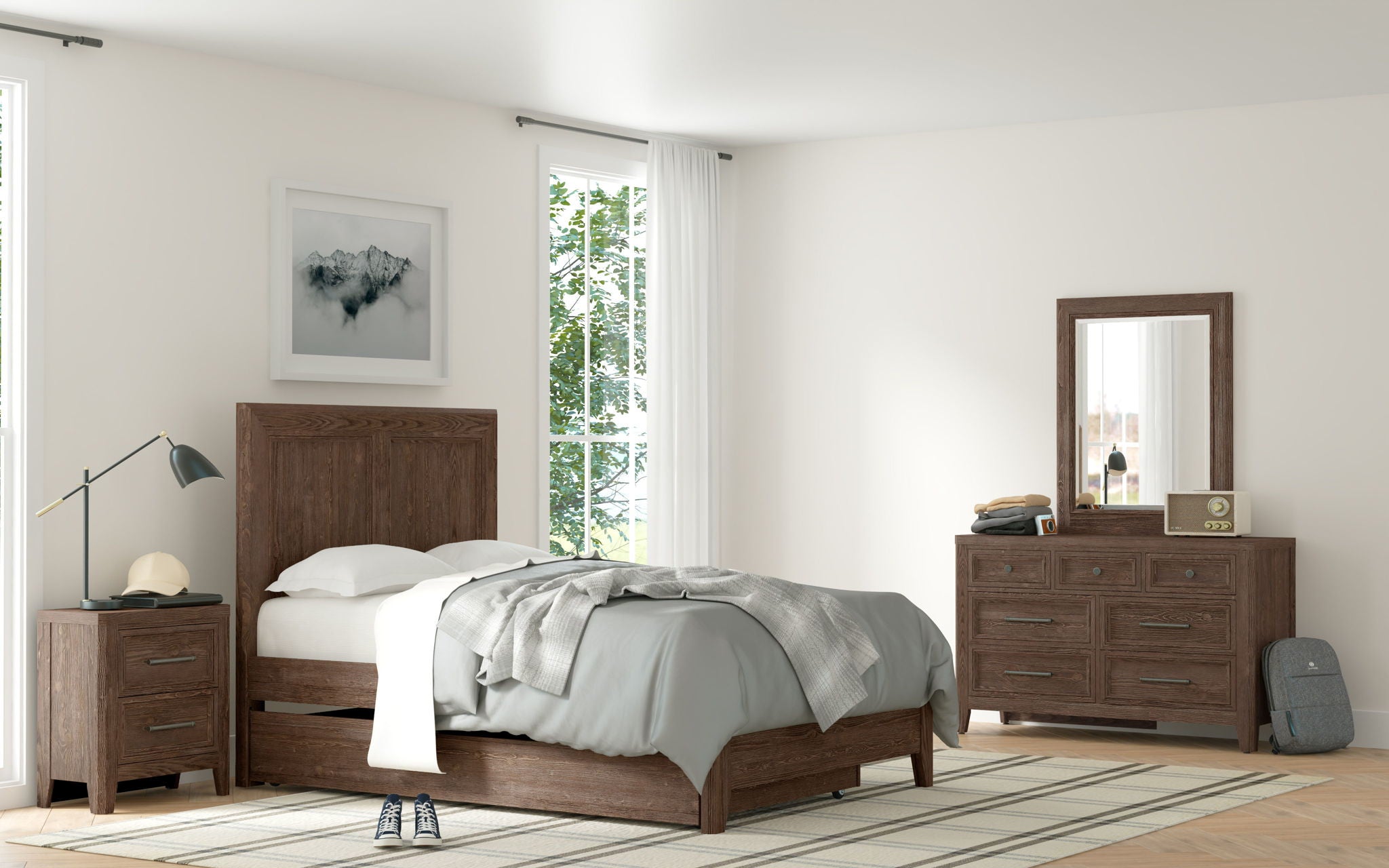 Carlson - Panel Bed