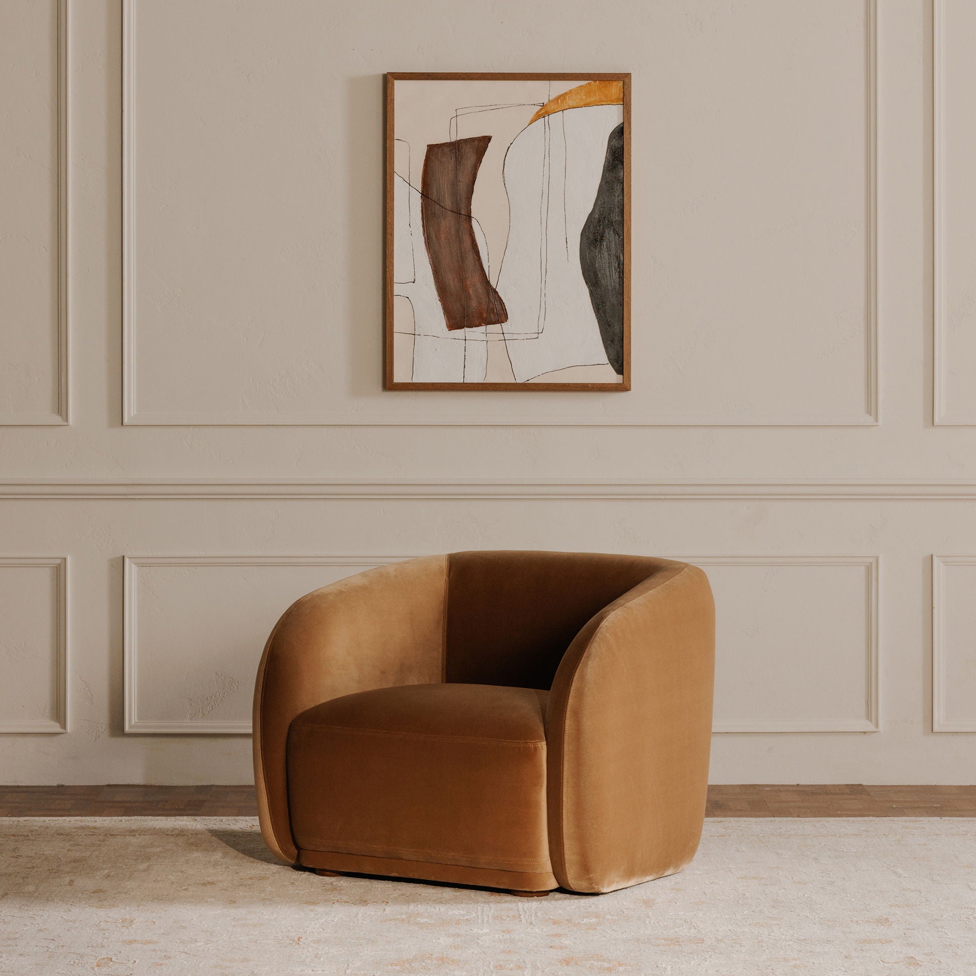 Faye - Accent Chair - Tan