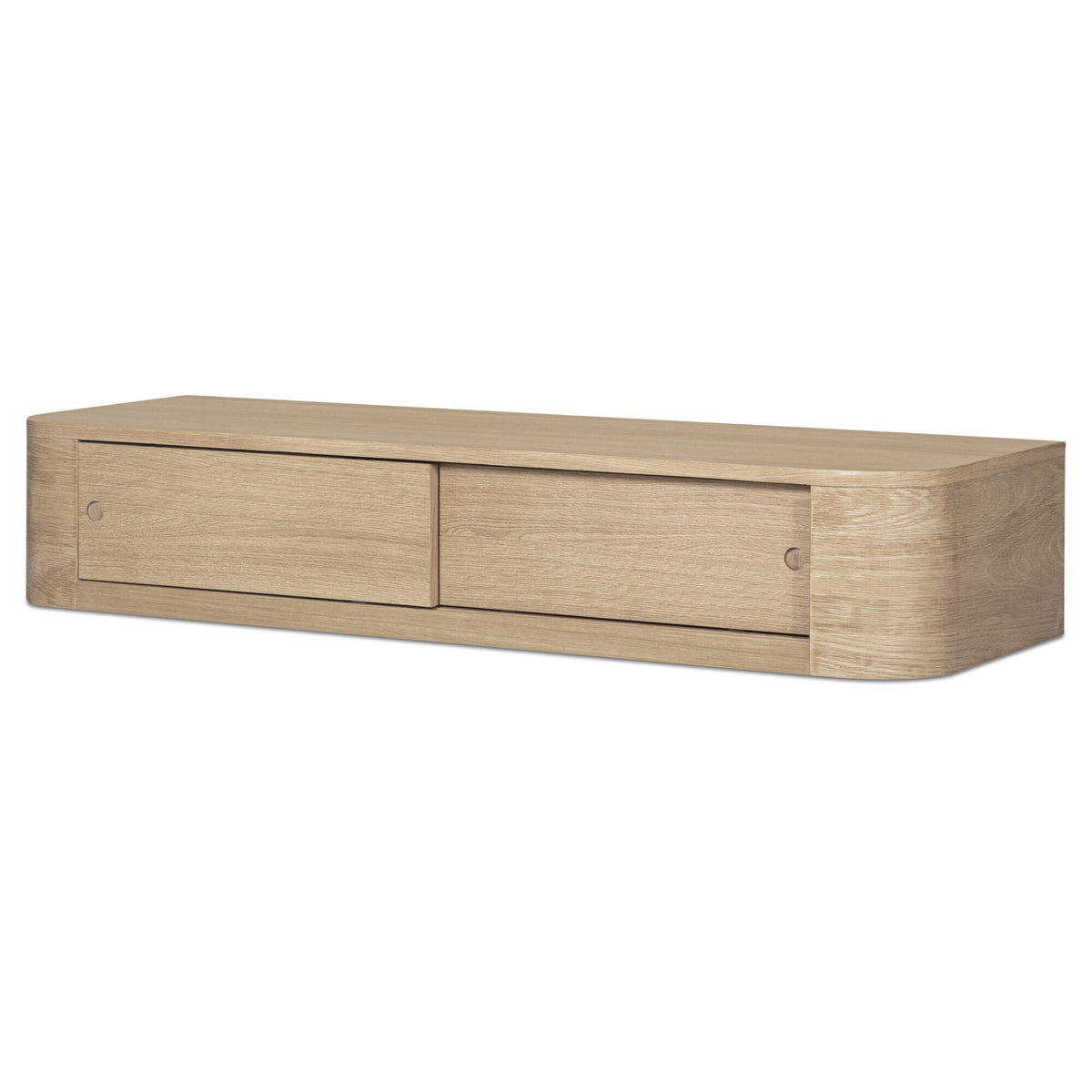 Round - Off Floating Console Table - Natural