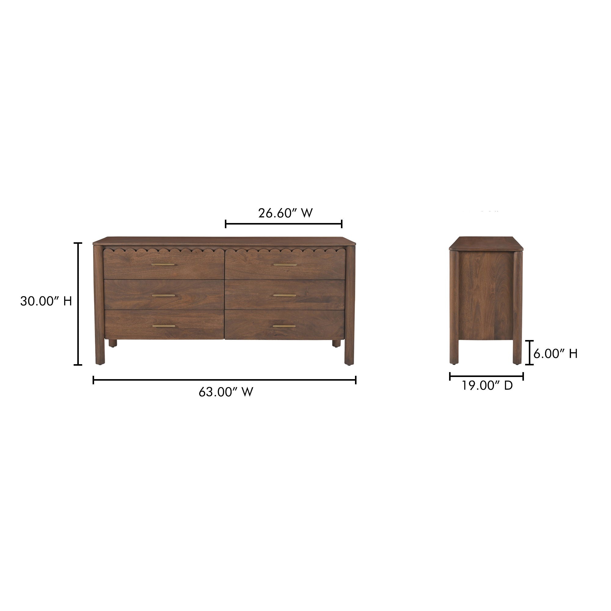 Wiley - Dresser - Vintage Brown