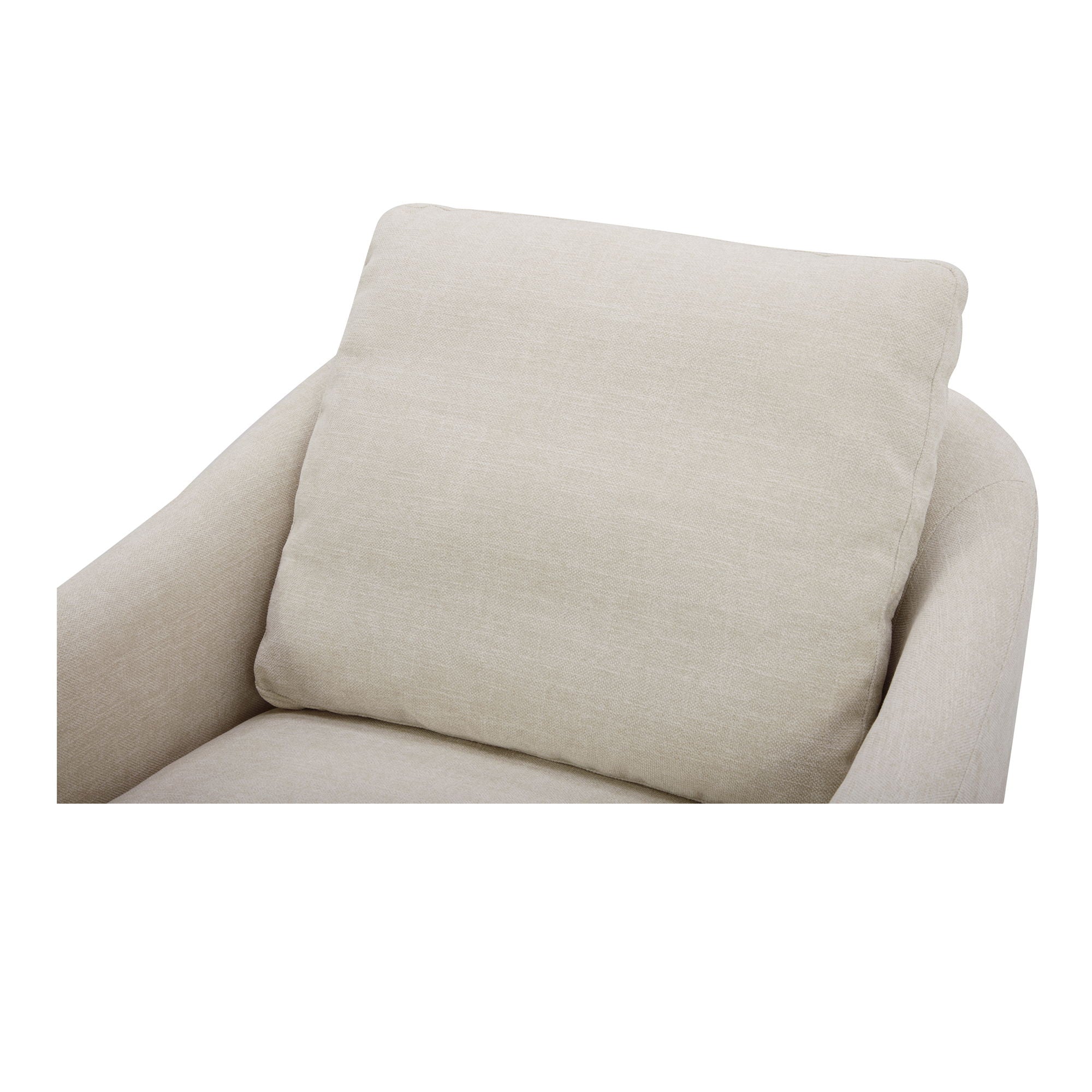 Linden - Fabric Swivel Chair - Soft Beige