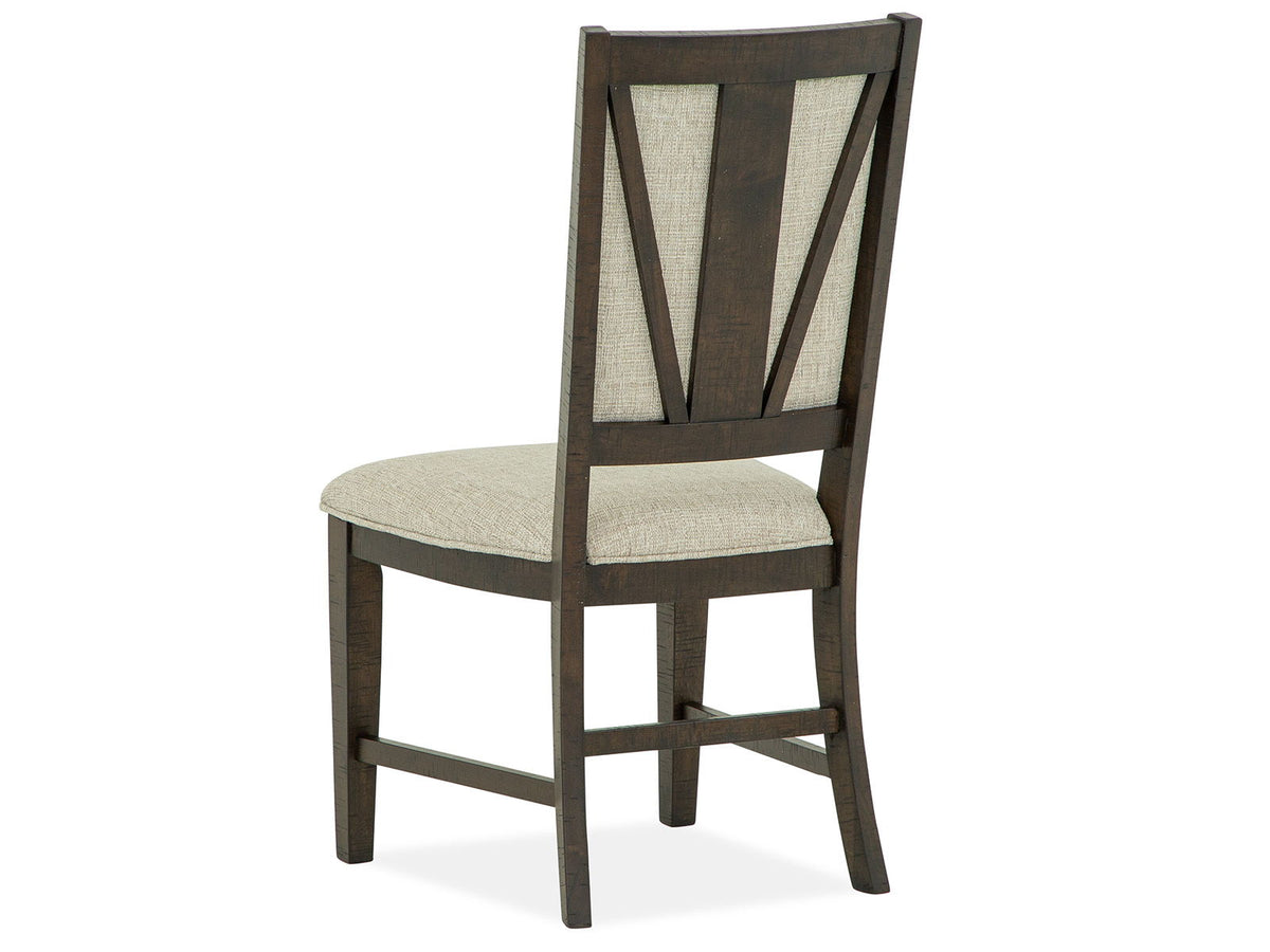 Westley Falls - Step Up Side Chair With Upholstered Seat & Back (Set of 2) - Graphite
