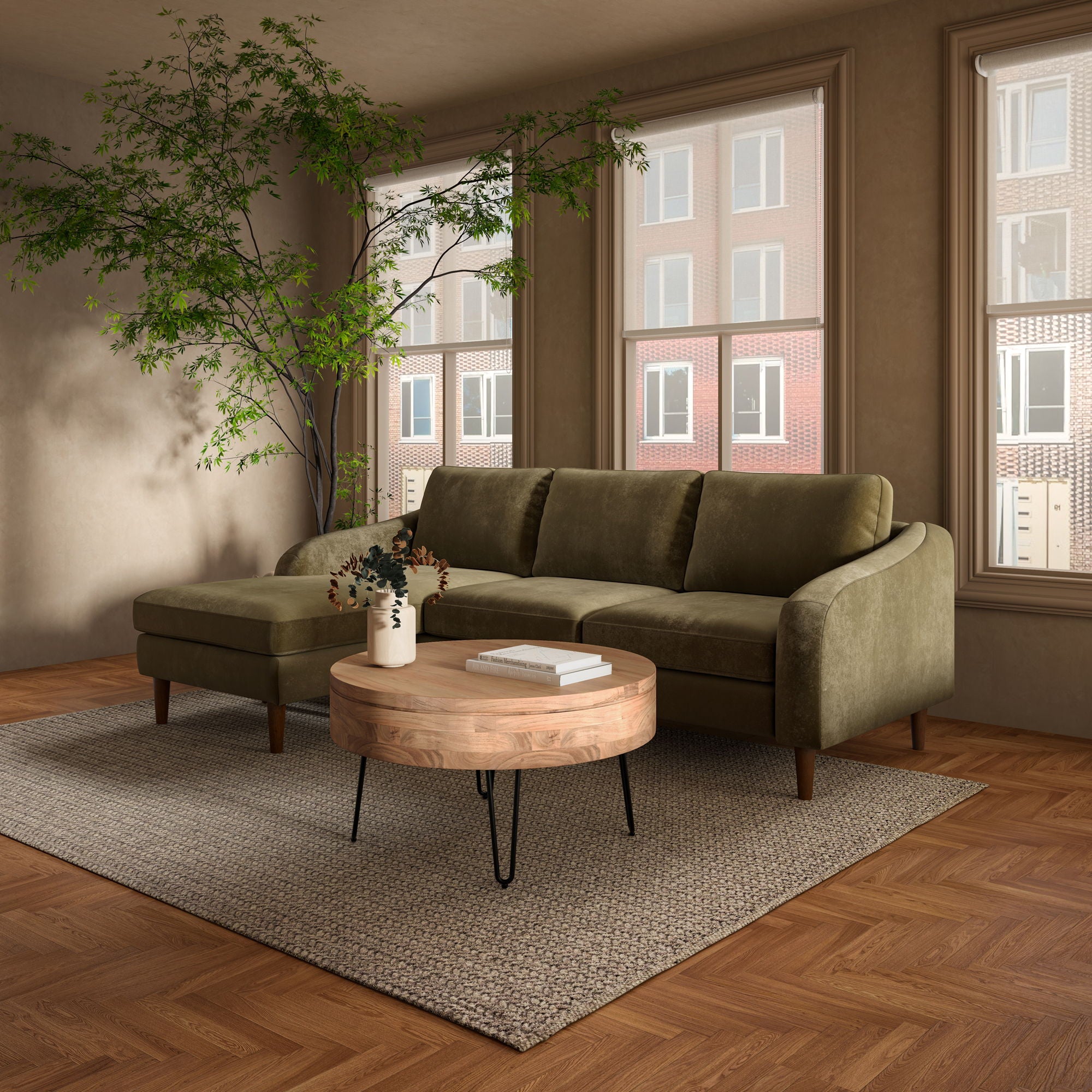 Quinn - Sectional - Cedar Green
