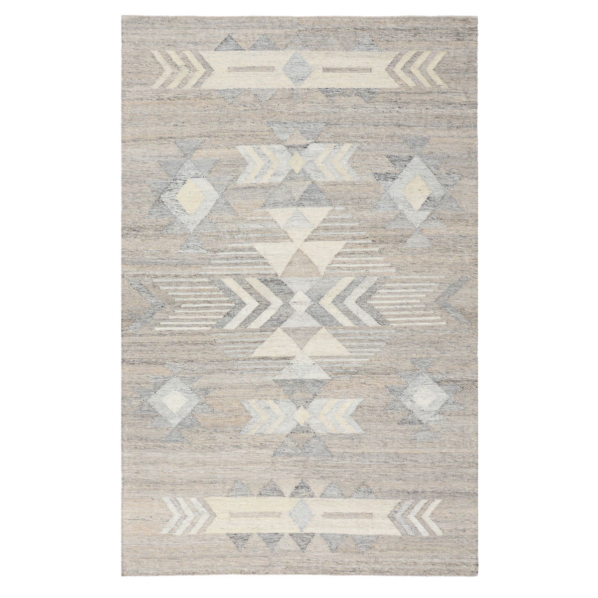 Mirage - 1' x 1' Indoor/Outdoor Caravan Rug - Gray Multi