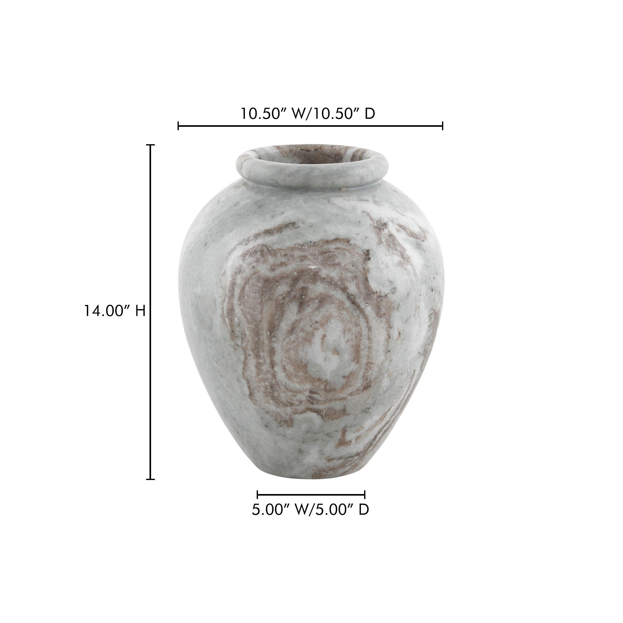 Didion - Vase - Torrento Marble