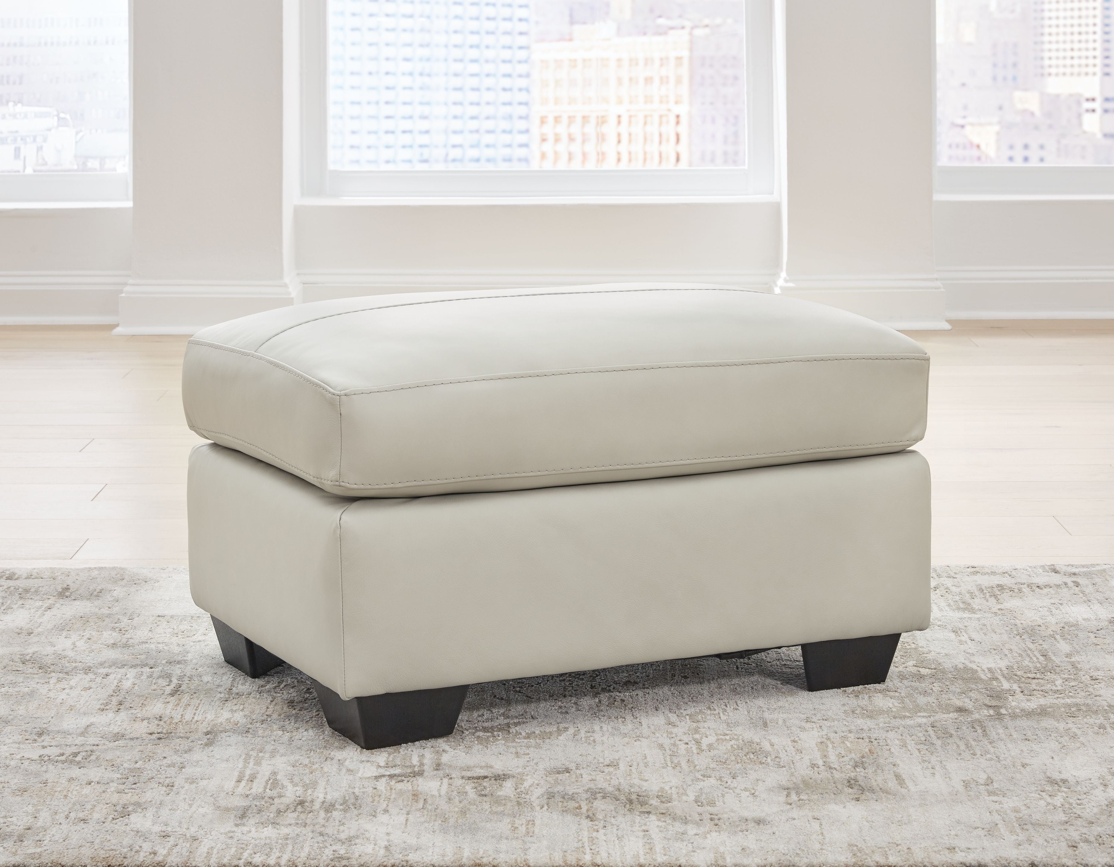 Belziani - Coconut - Ottoman - Leather Match