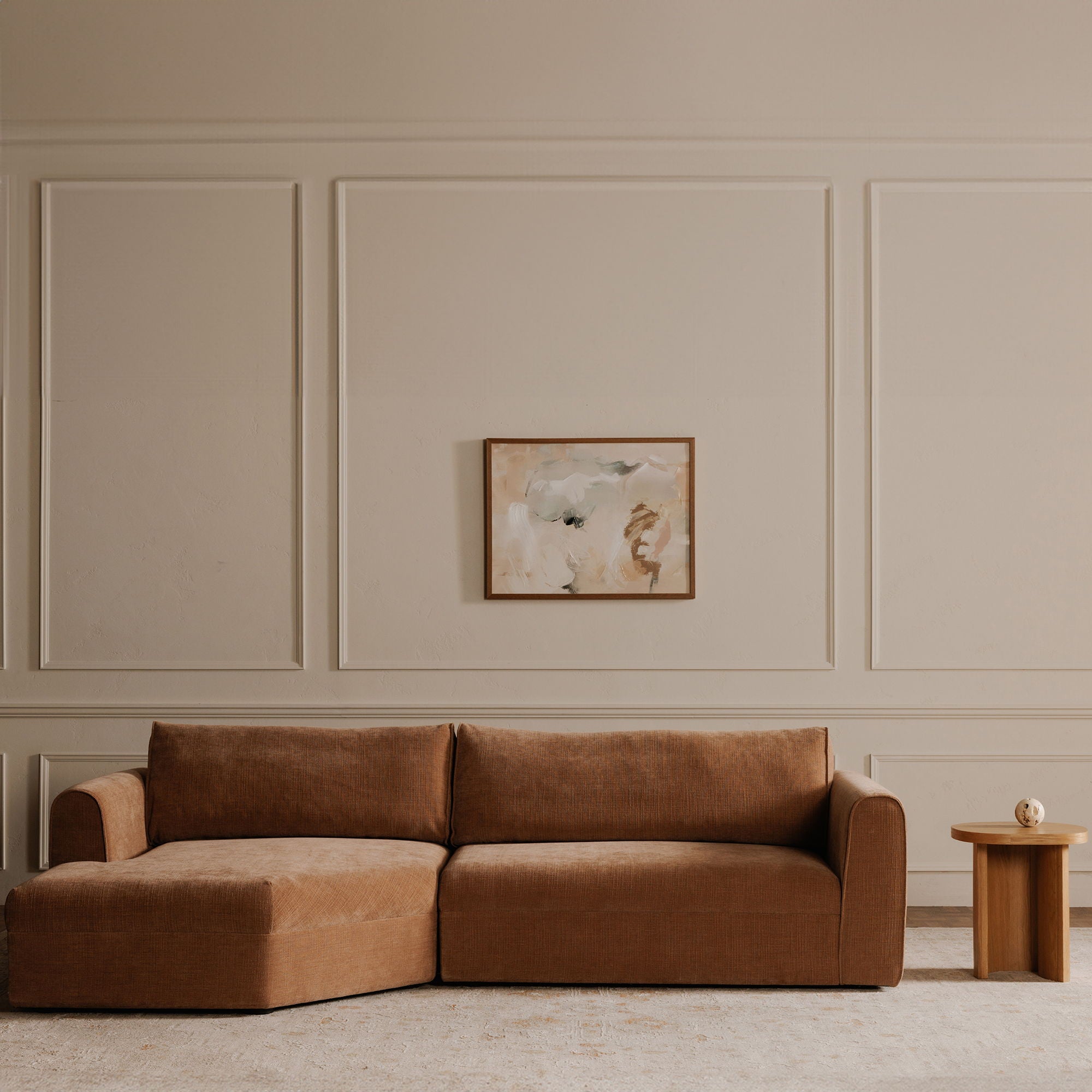 Madrid - Left Sectional - Heritage Pink