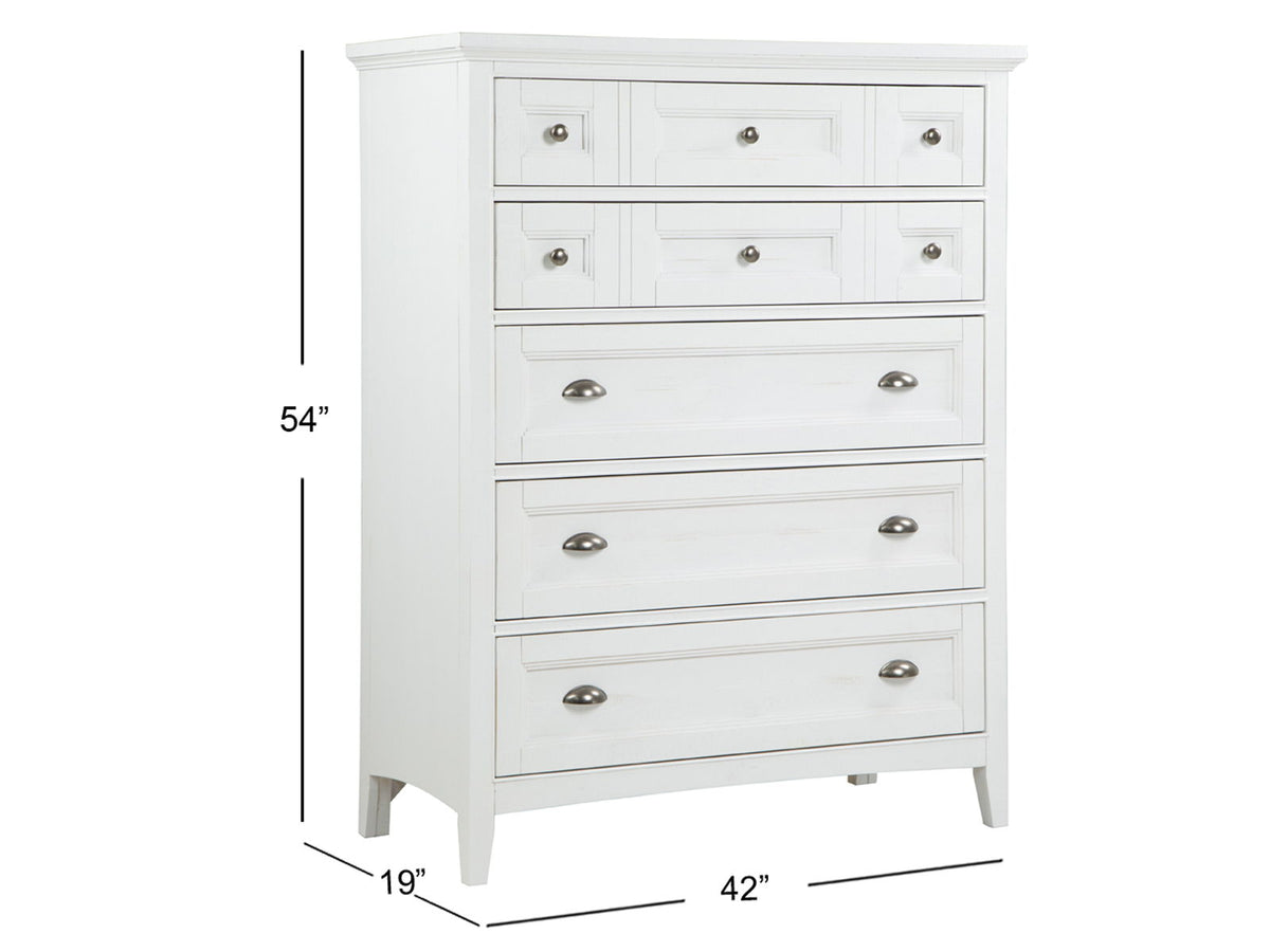 Heron Cove - Drawer Chest - Chalk White