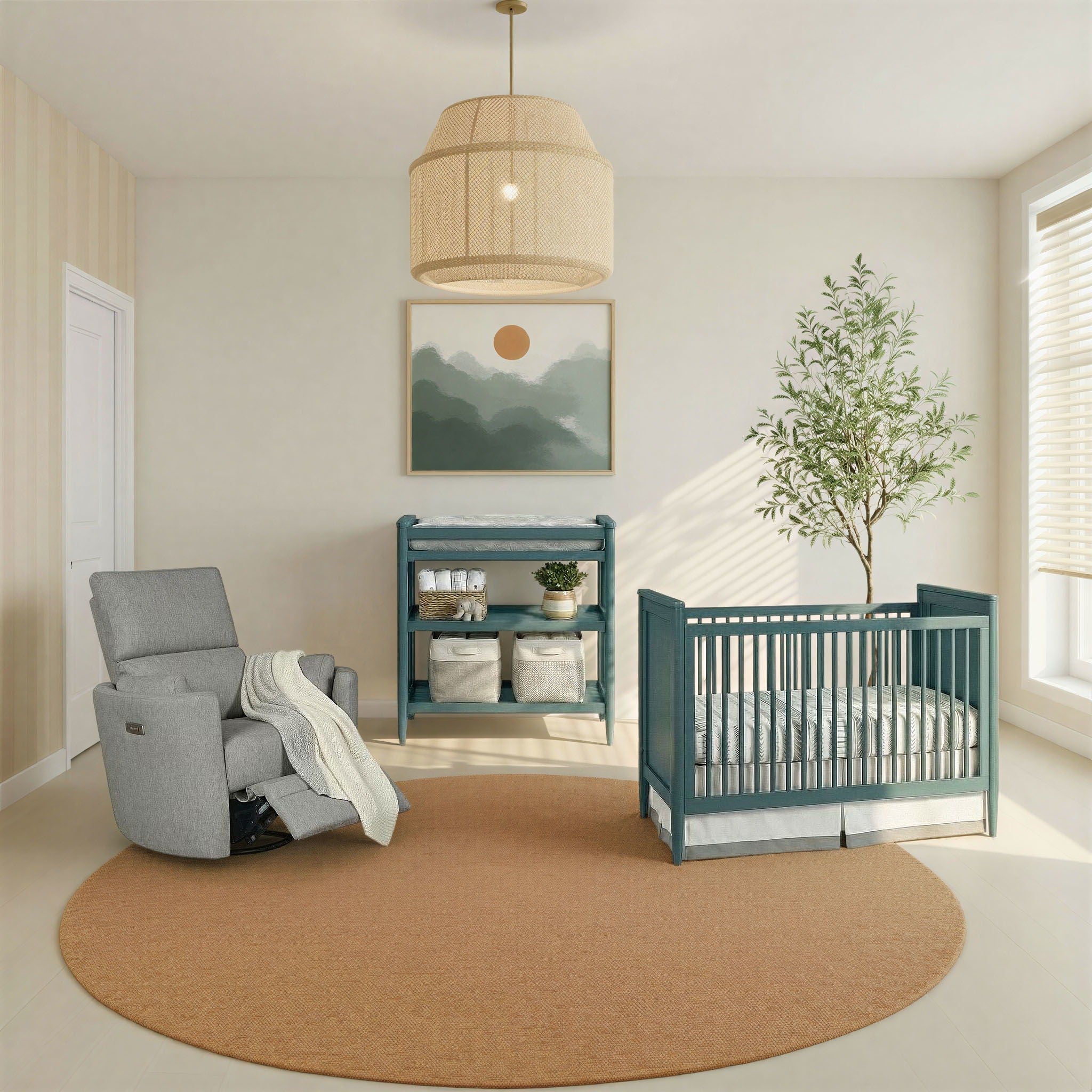 Modern Nursery - Convertible Crib