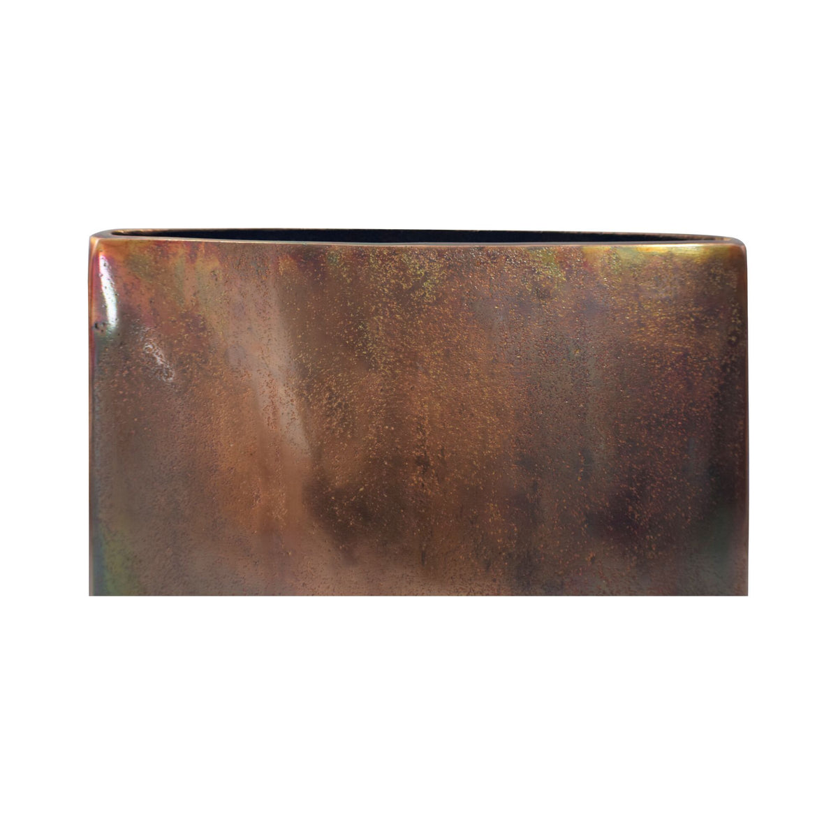 Laval - Cast Aluminum Vase - Burnished Copper