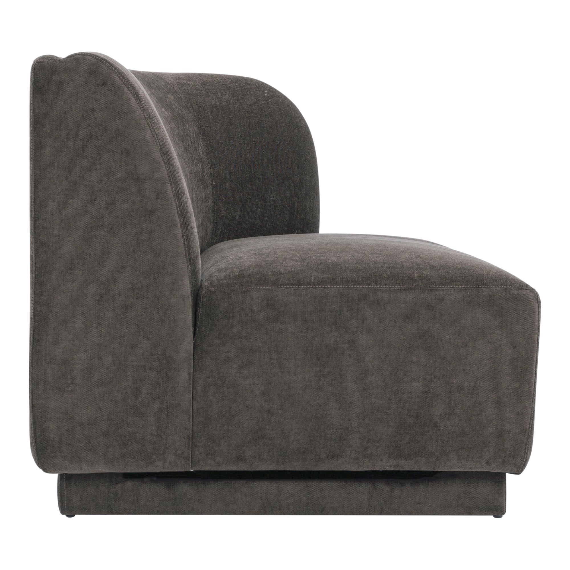Yoon - Right 2 Seat Sofa - Dark Gray