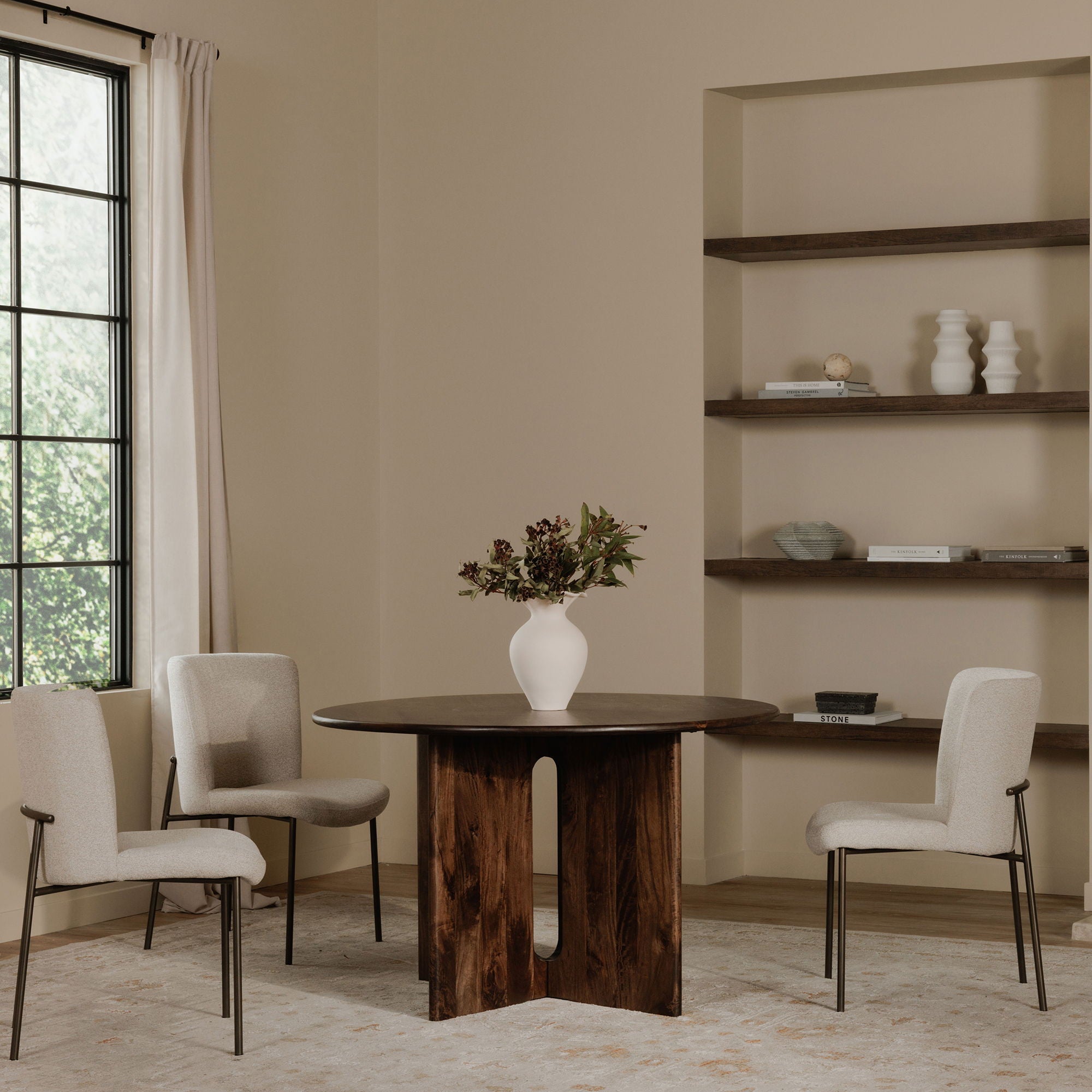 Stanley - Dining Table - Dark Brown