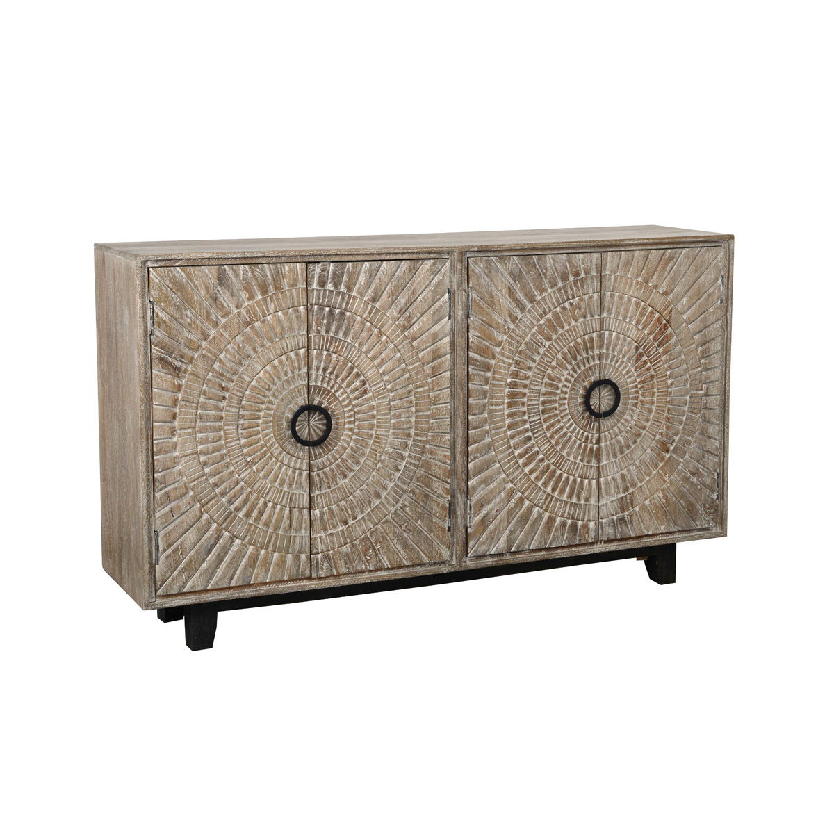 Vivienne - 4 Door Sideboard - Light Gray