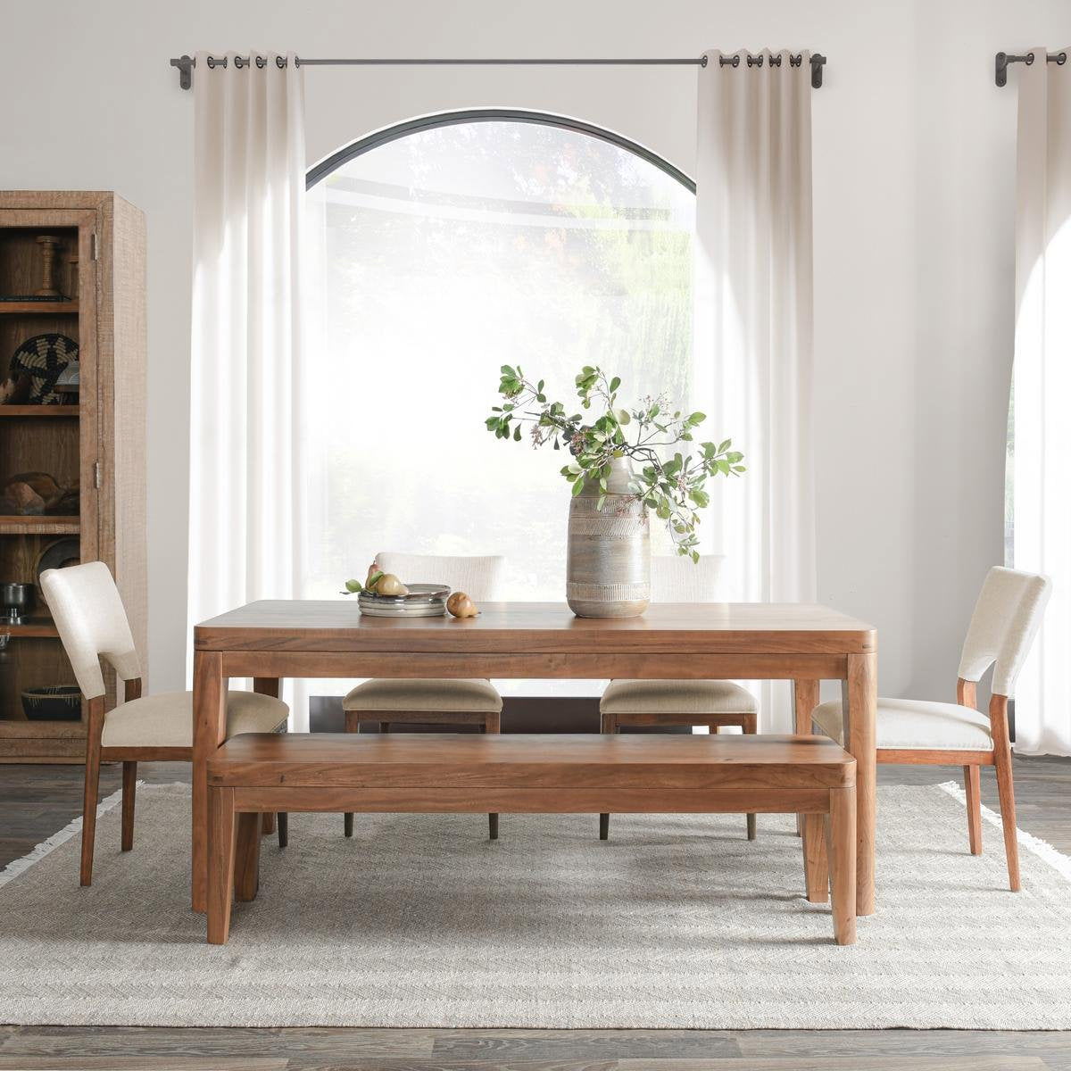 Arno - Acacia Wood Bench - Natural