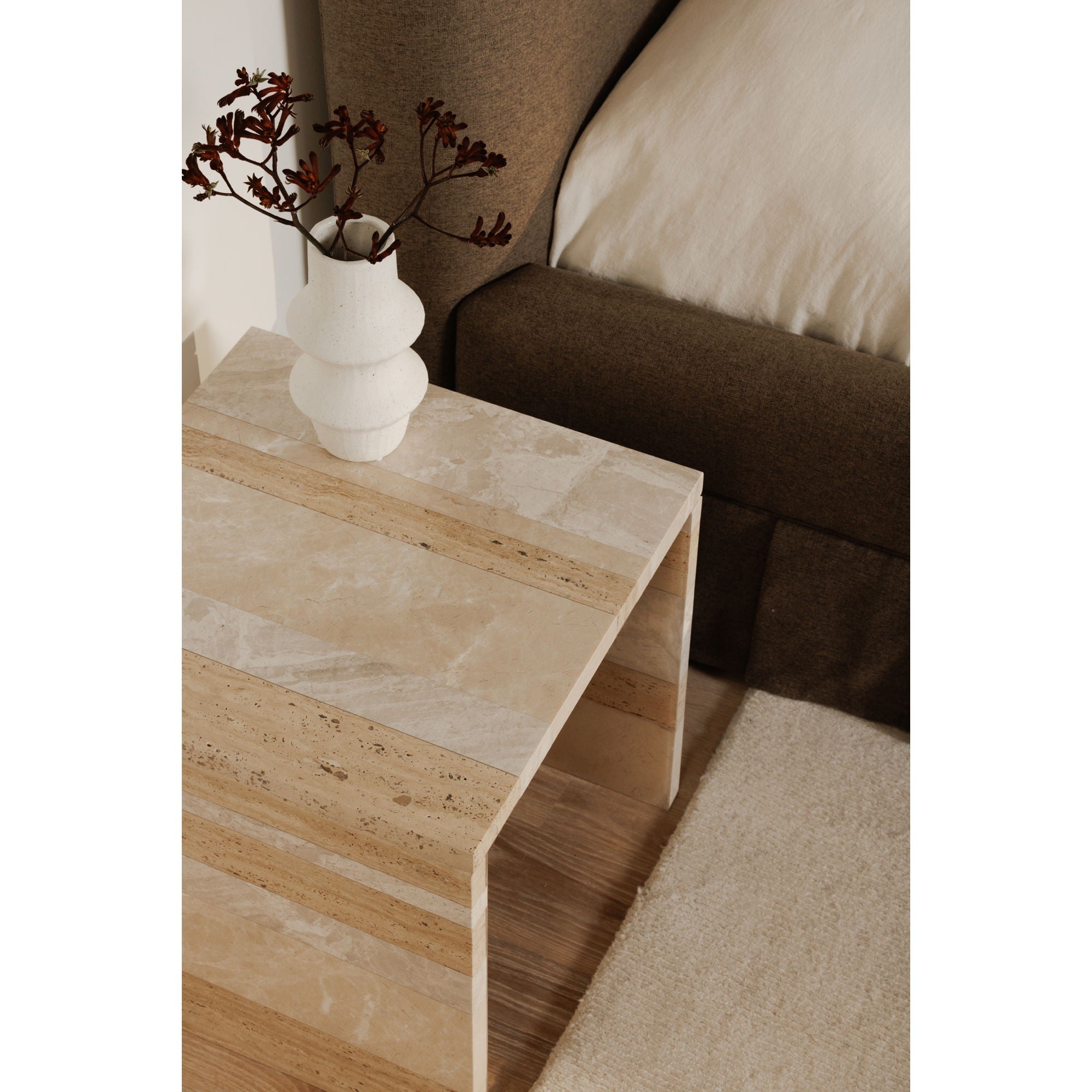 Rosa - Accent Table - Multicolor Marble
