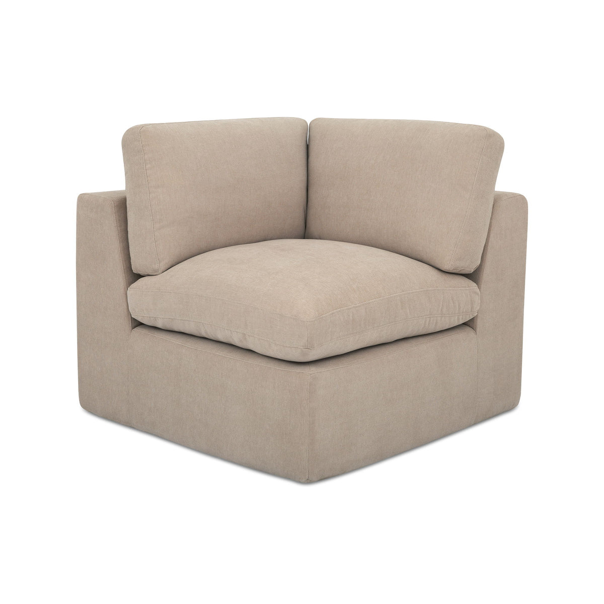 Cates - Corner Chair - Pebble