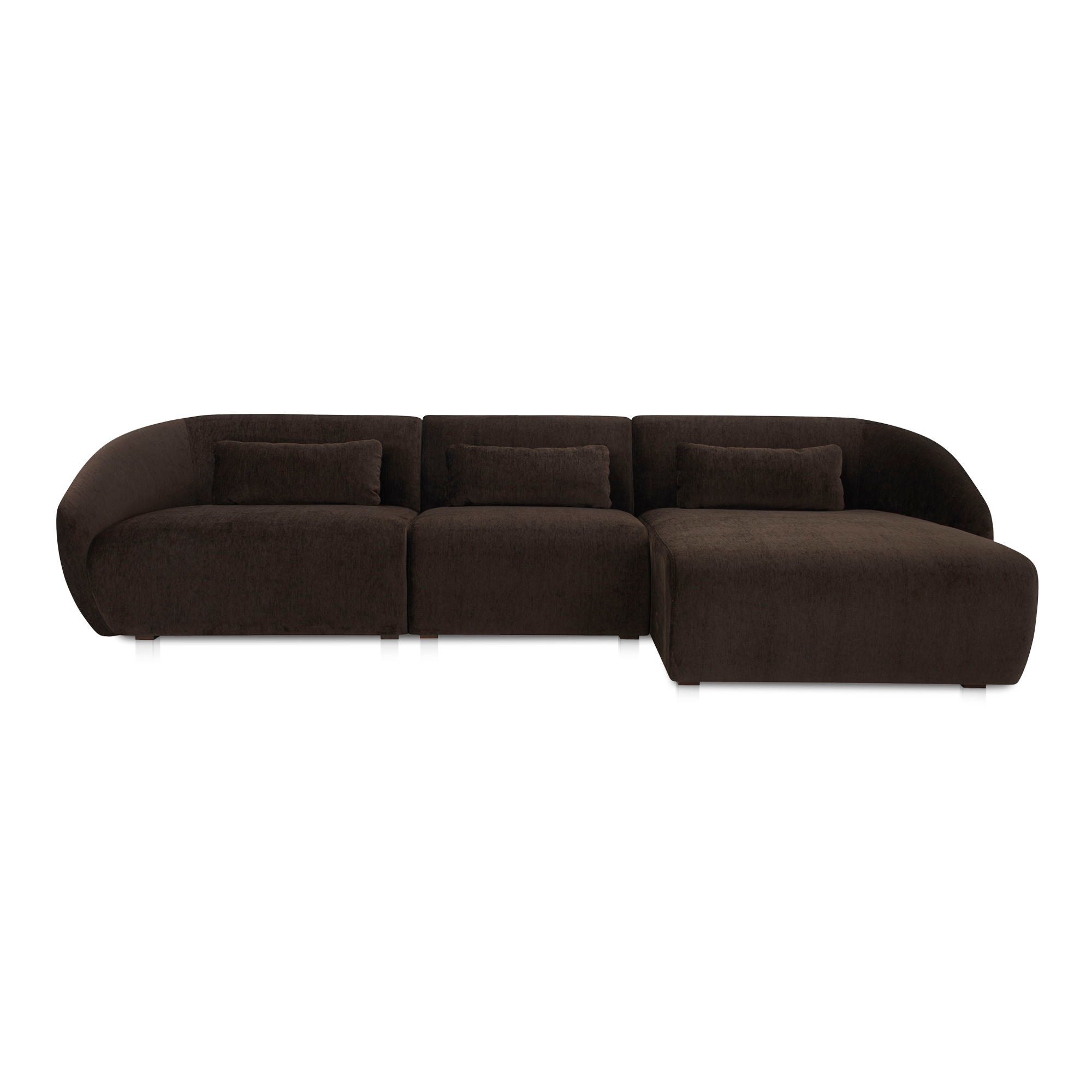 Amelia - Lounge Modular Right Sectional - Espresso