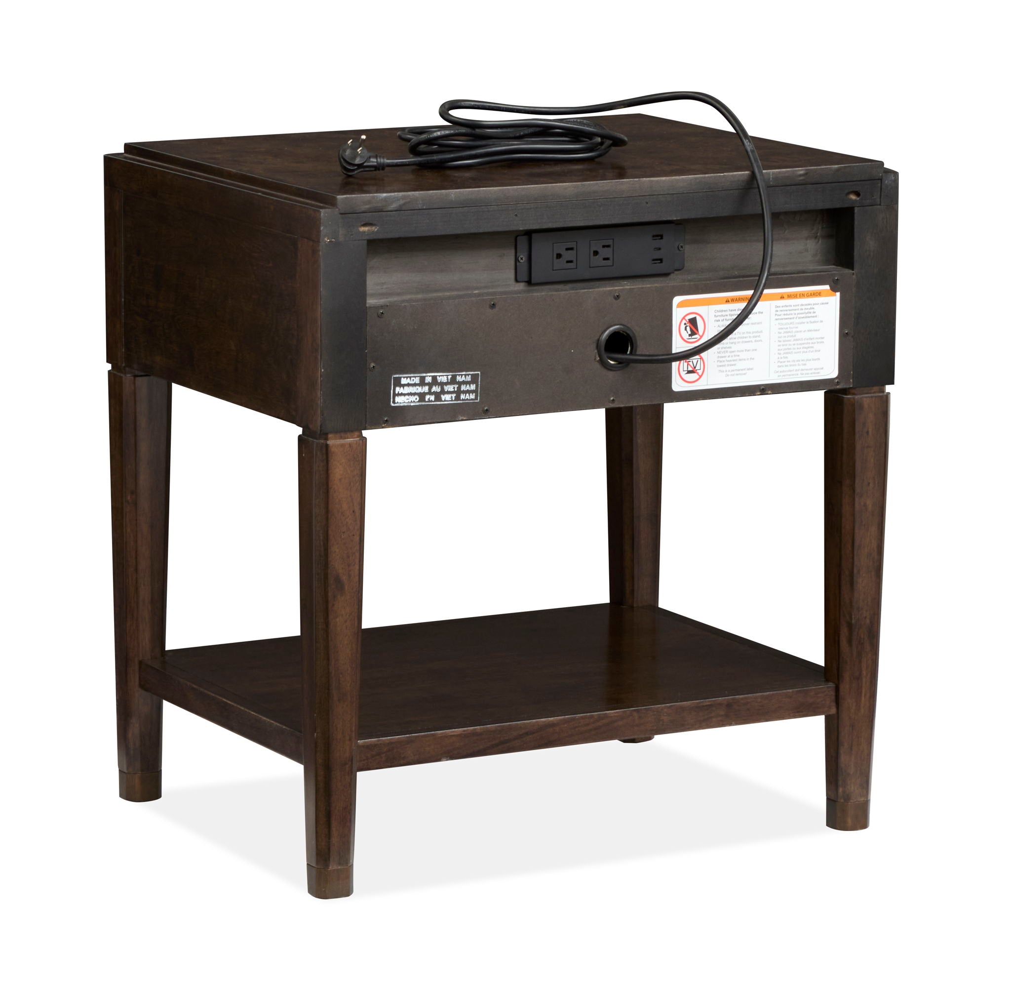 Rowan - Open Nightstand - Espresso