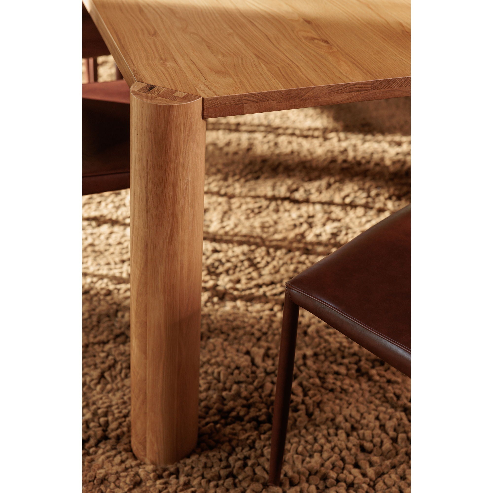 Post - Small Dining Table - Natural