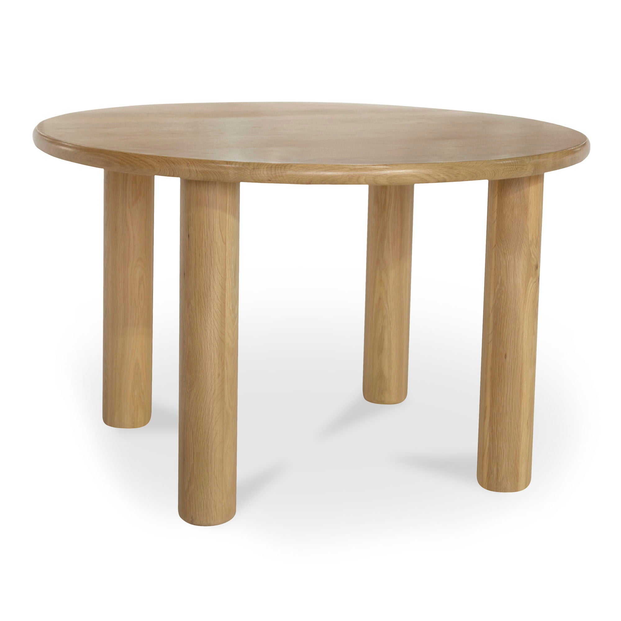 Milo - Round Dining Table - Natural Solid Oak