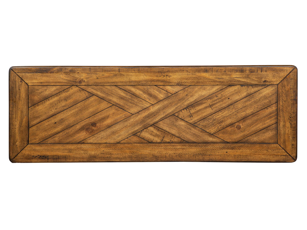 Chesterfield - Rectangular Sofa Table - Farmhouse Timber
