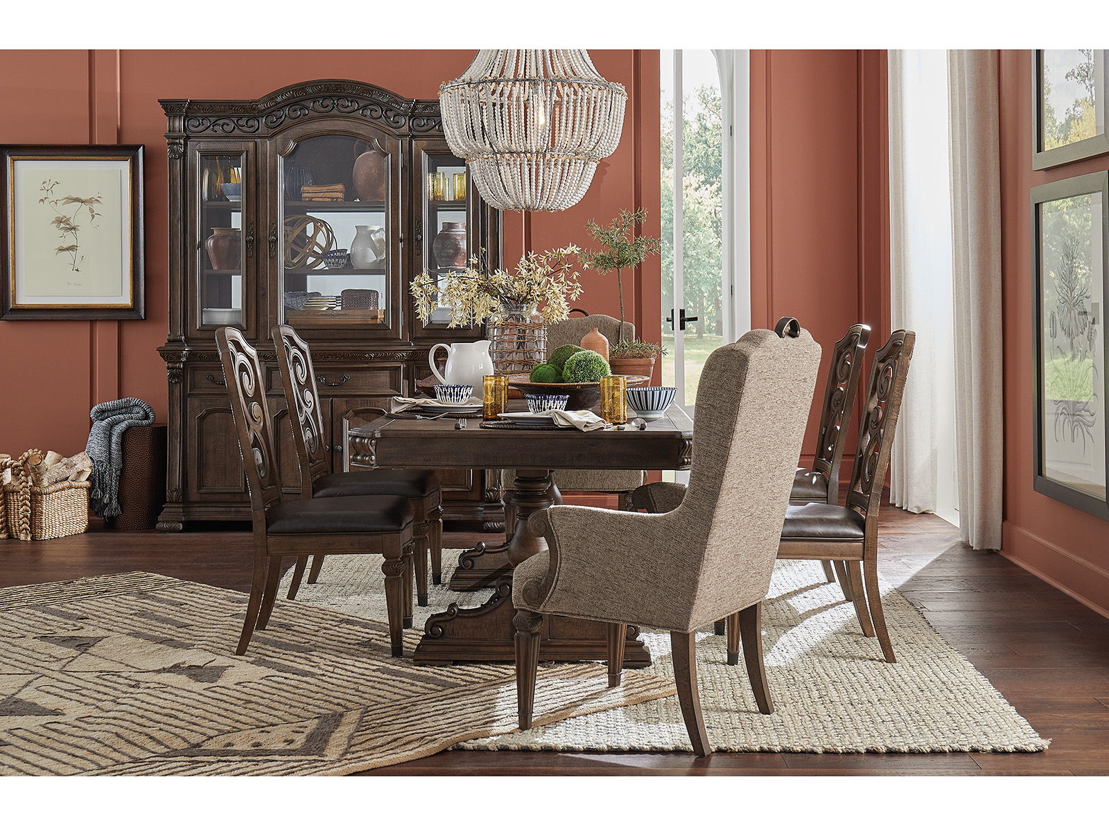 Durango - Wood Dining Side Chair With Upholstered Seat (Set of 2) - Willadeene Brown