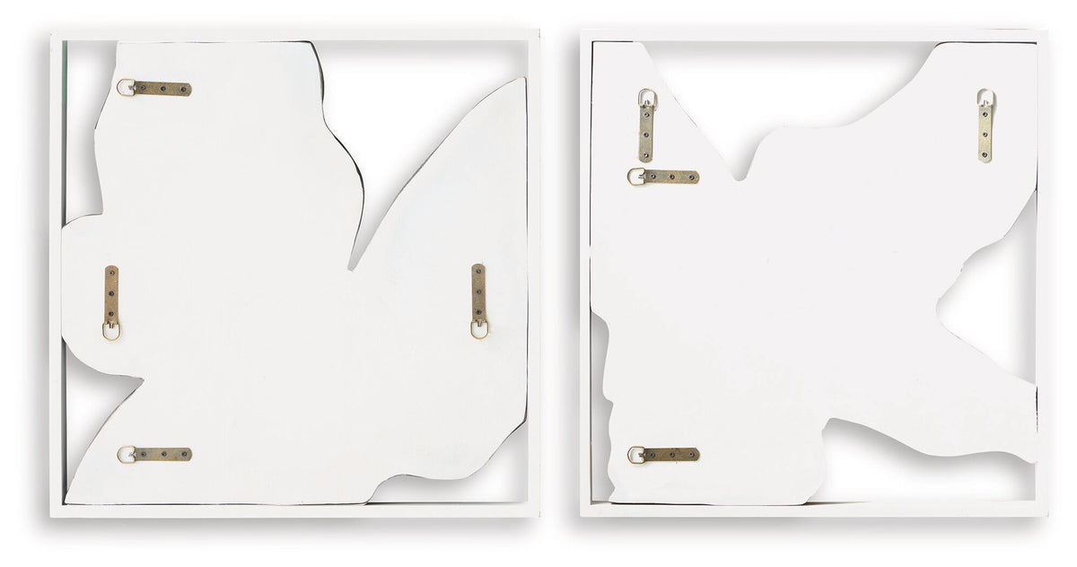Landley - Wall Decor Set (Set of 2) - Brown / White