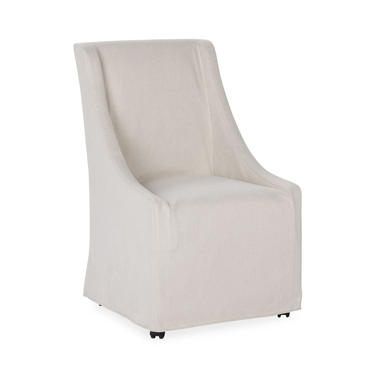 Warwick - Upholstered Rolling Dining Chair