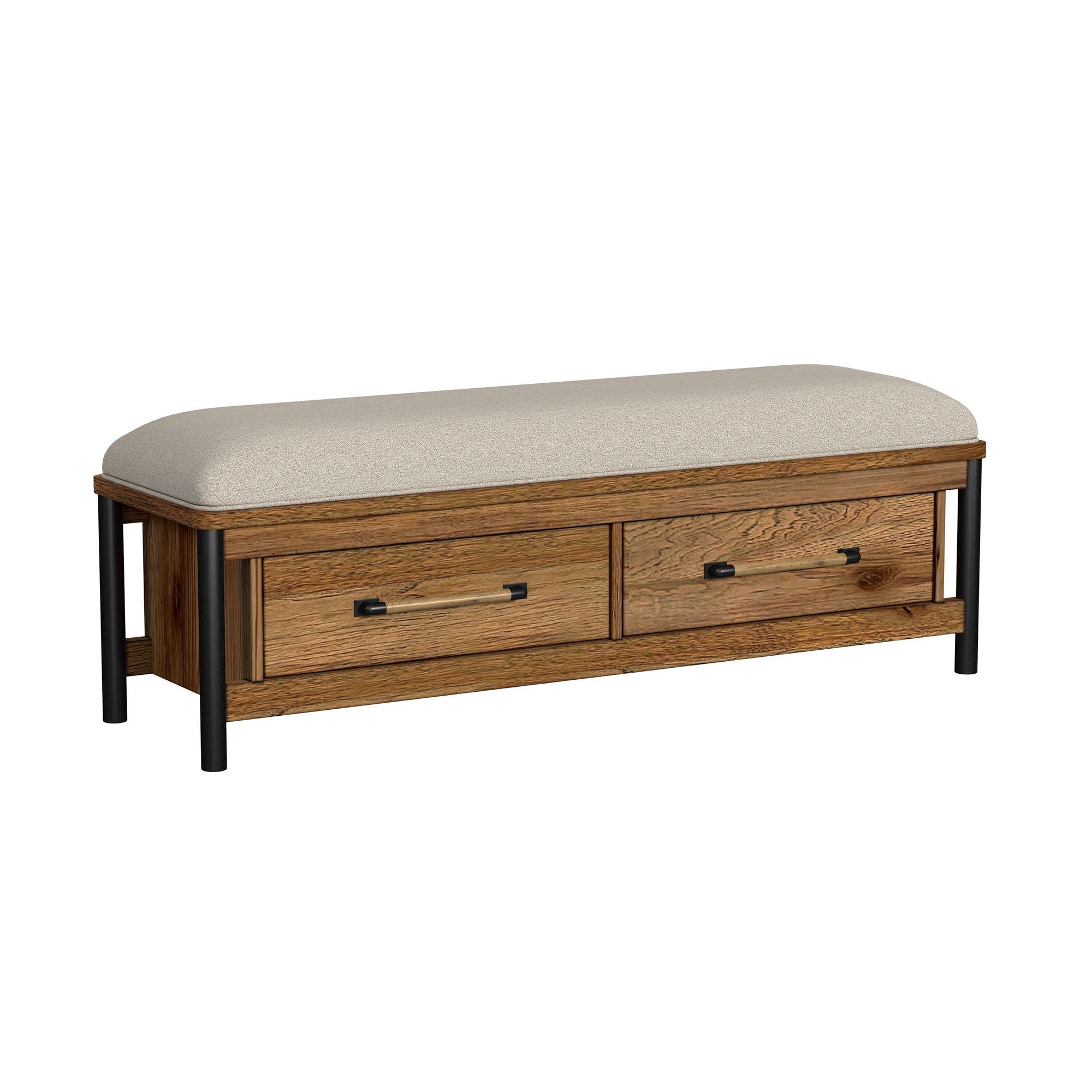 Norcross - Storage Bench - Hickory