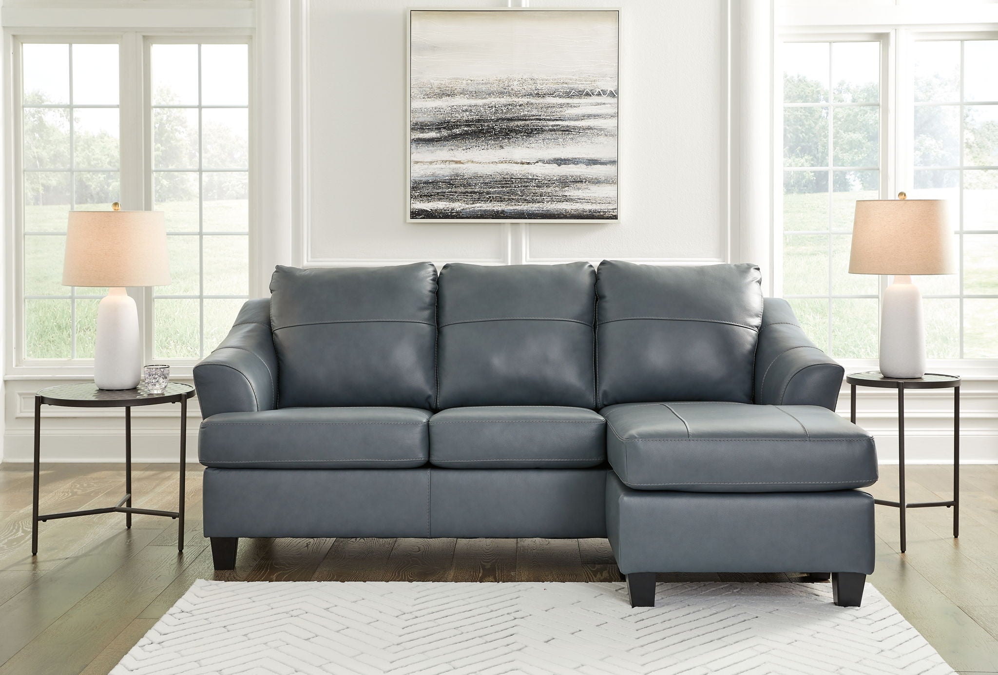 Genoa - Sofa Chaise - Steel