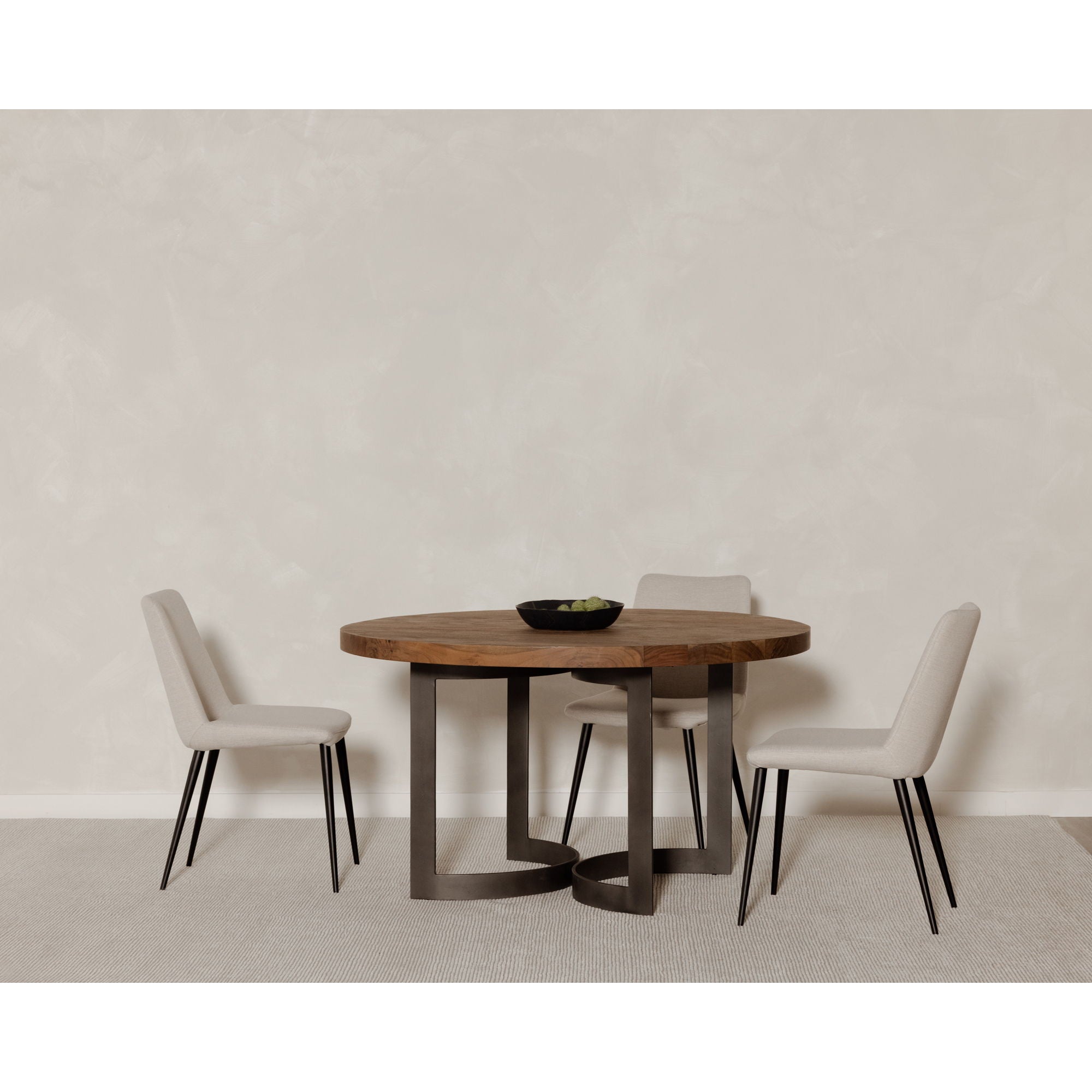 Bent - Round Dining Table - Natural Stain