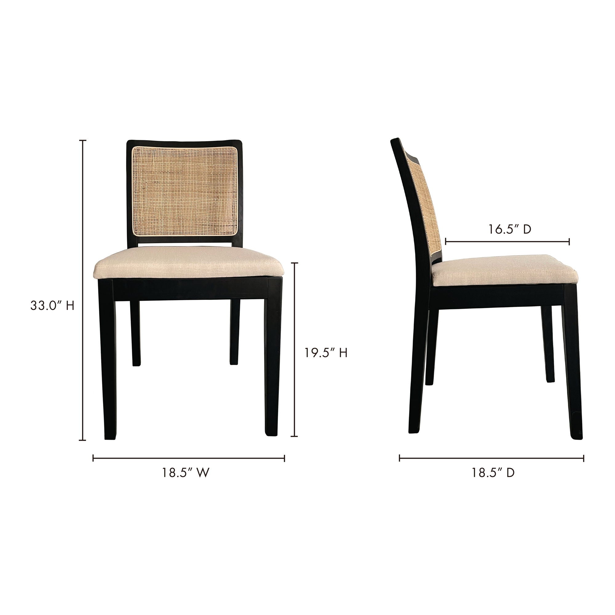Orville - Dining Chair (Set of 2) - Black