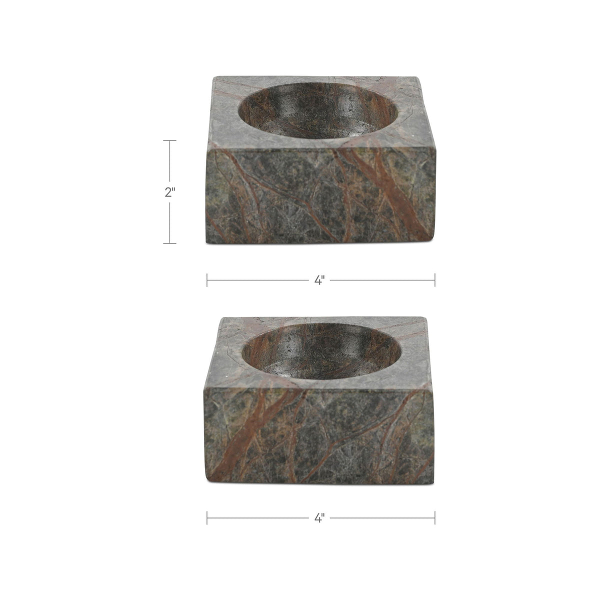 Apollo - Marble Catchall - Rainforest Green