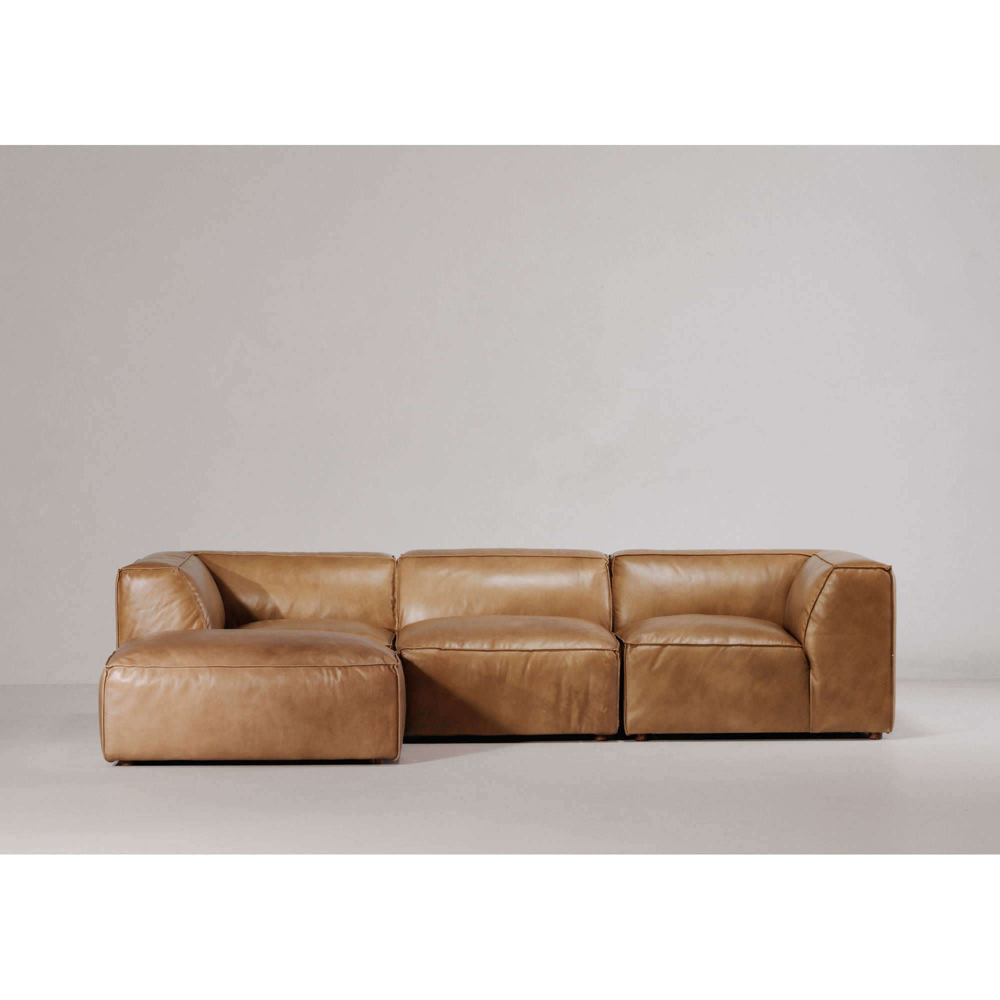 Luxe - Corner Chair - Light Brown