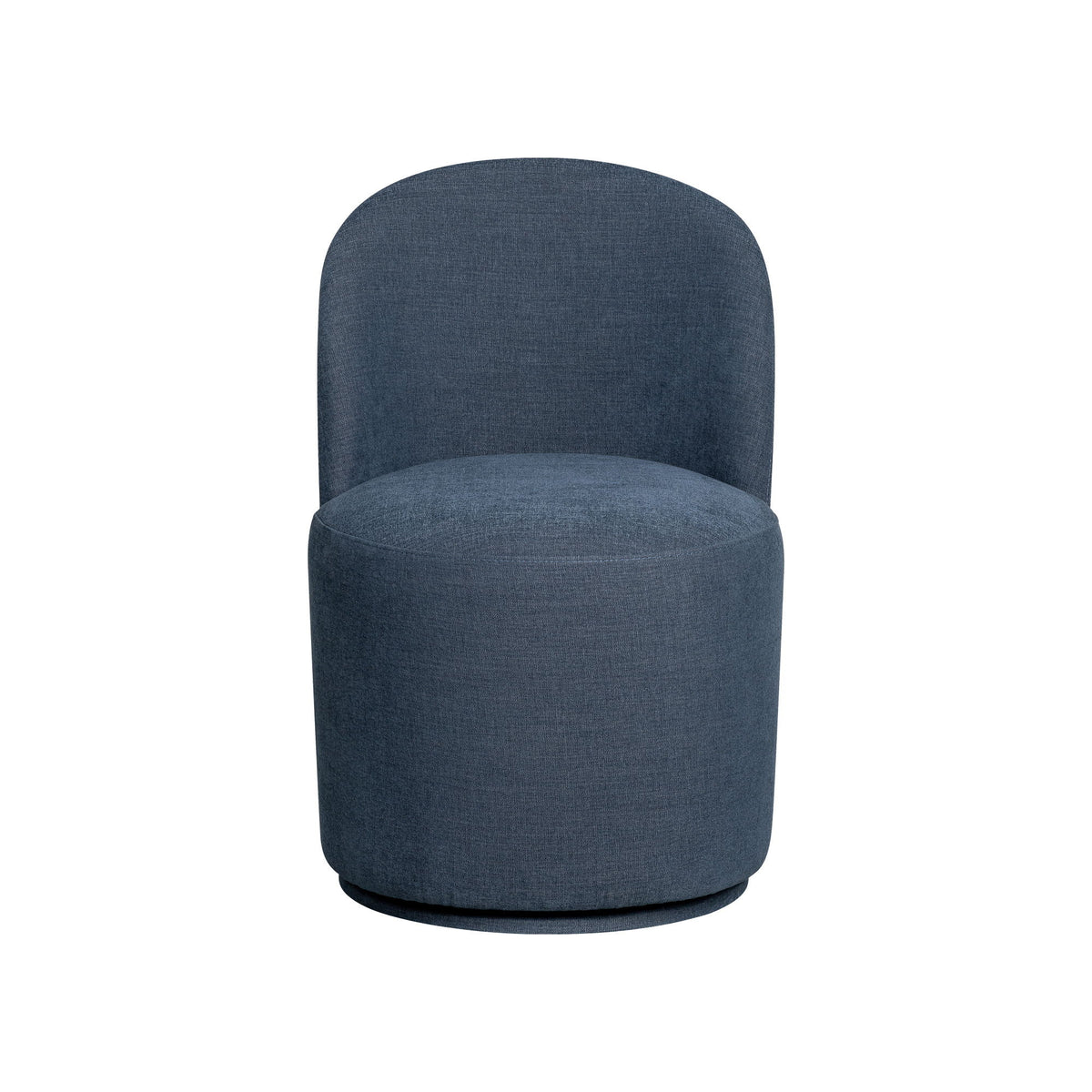 Upholstered Dining Chair Curved Back Modern