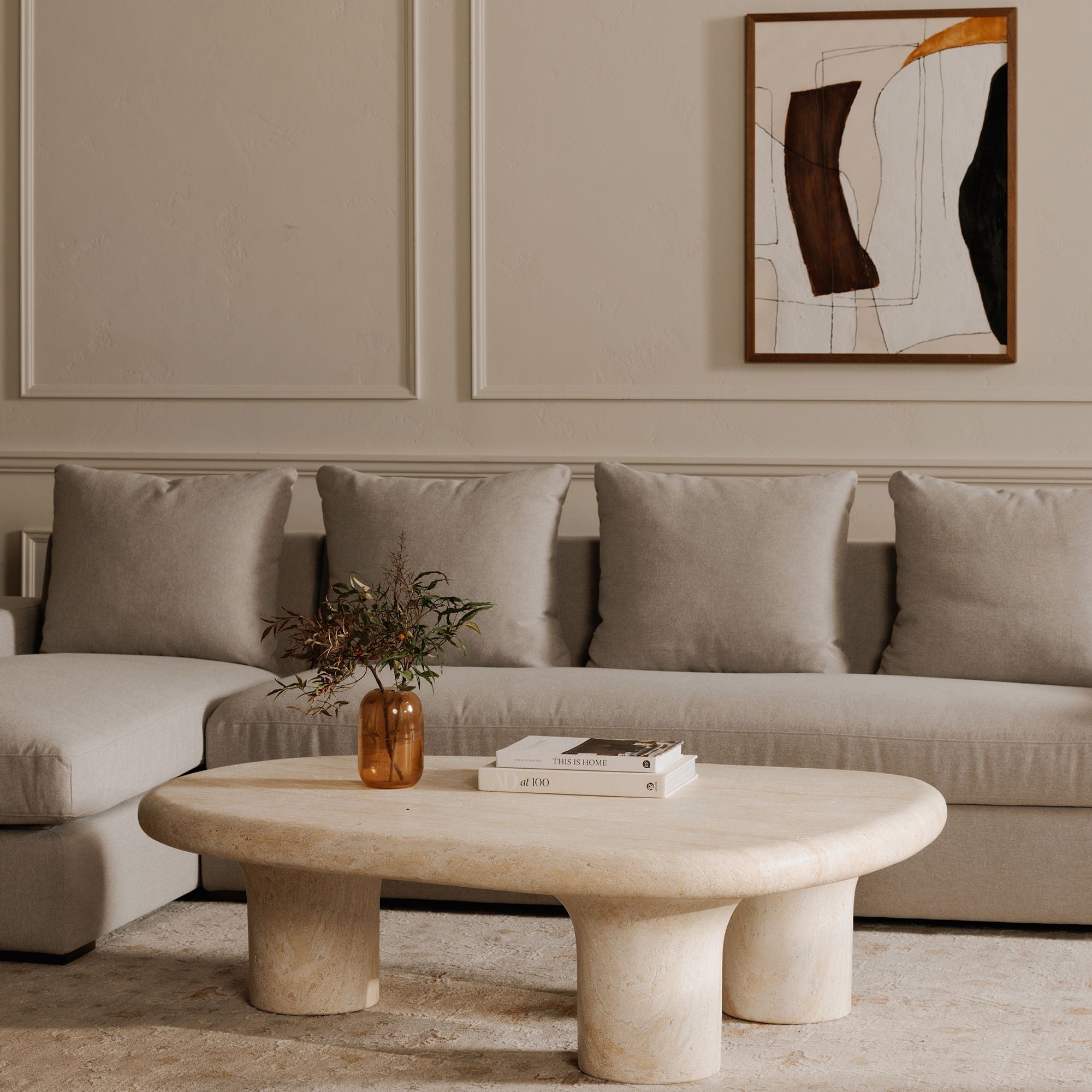 Thomas - Left Sectional - Gray