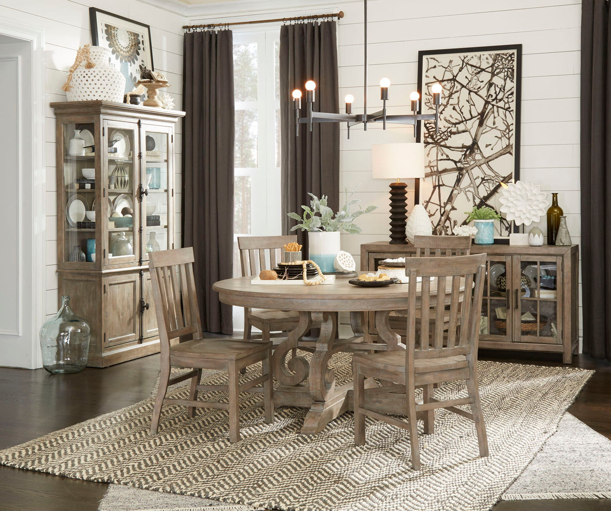 Tinley Park - 48" Round Dining Table - Dove Tail Gray