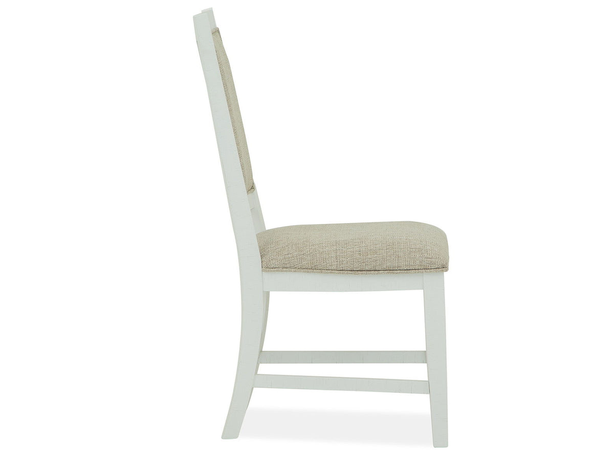 Heron Cove - Step Up Side Chair With Upholstered Seat & Back (Set of 2) - Chalk White