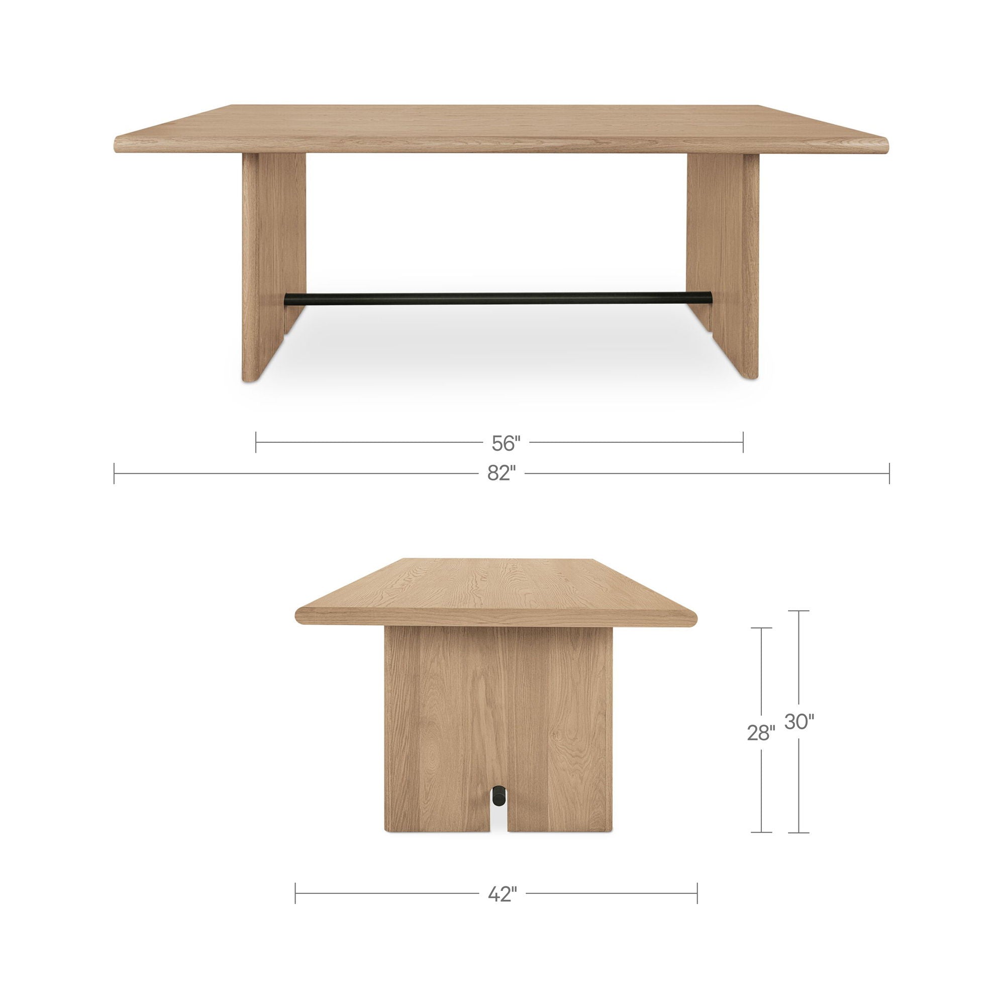 Madison - Dining Table - Light Brown