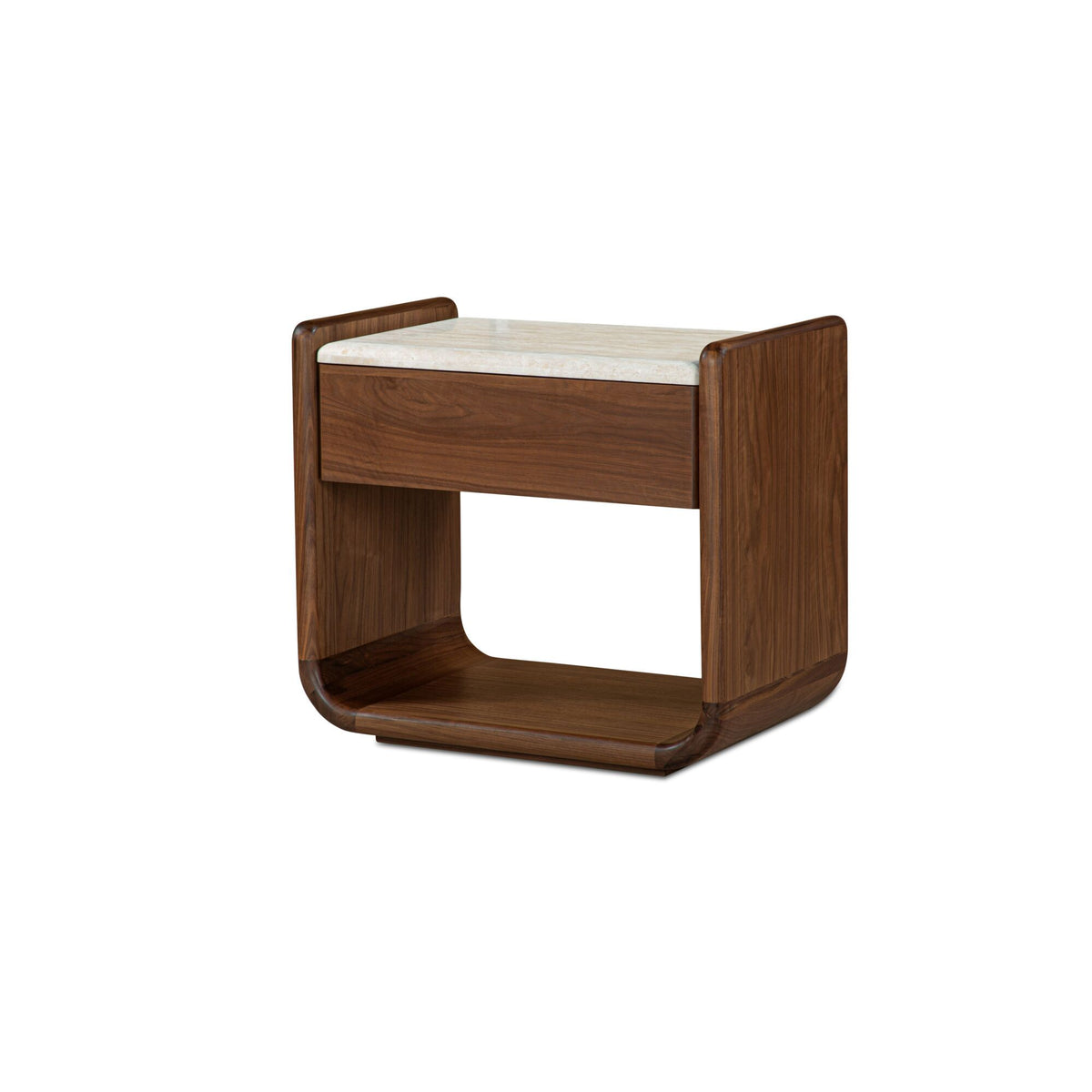 Enns - Nightstand - Dark Brown