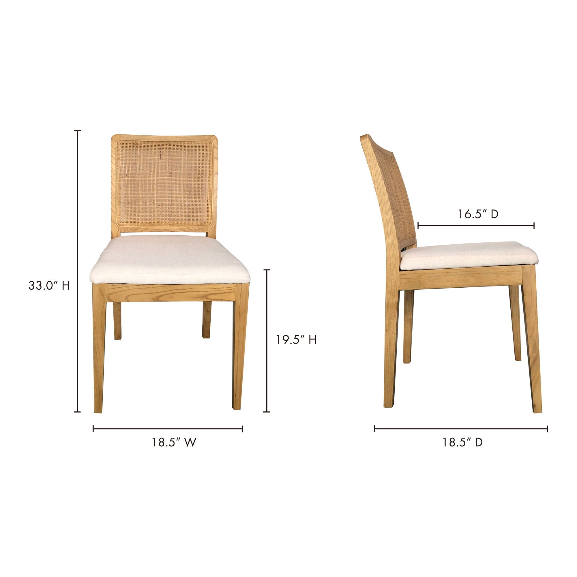 Orville - Dining Chair (Set of 2) - Natural