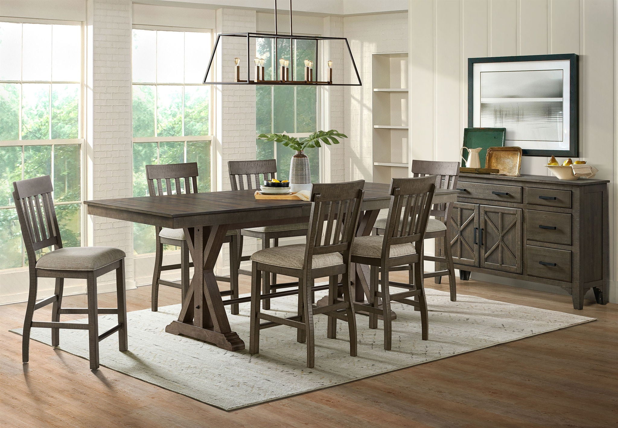 Sullivan - Slat Stool - Burnished Clay