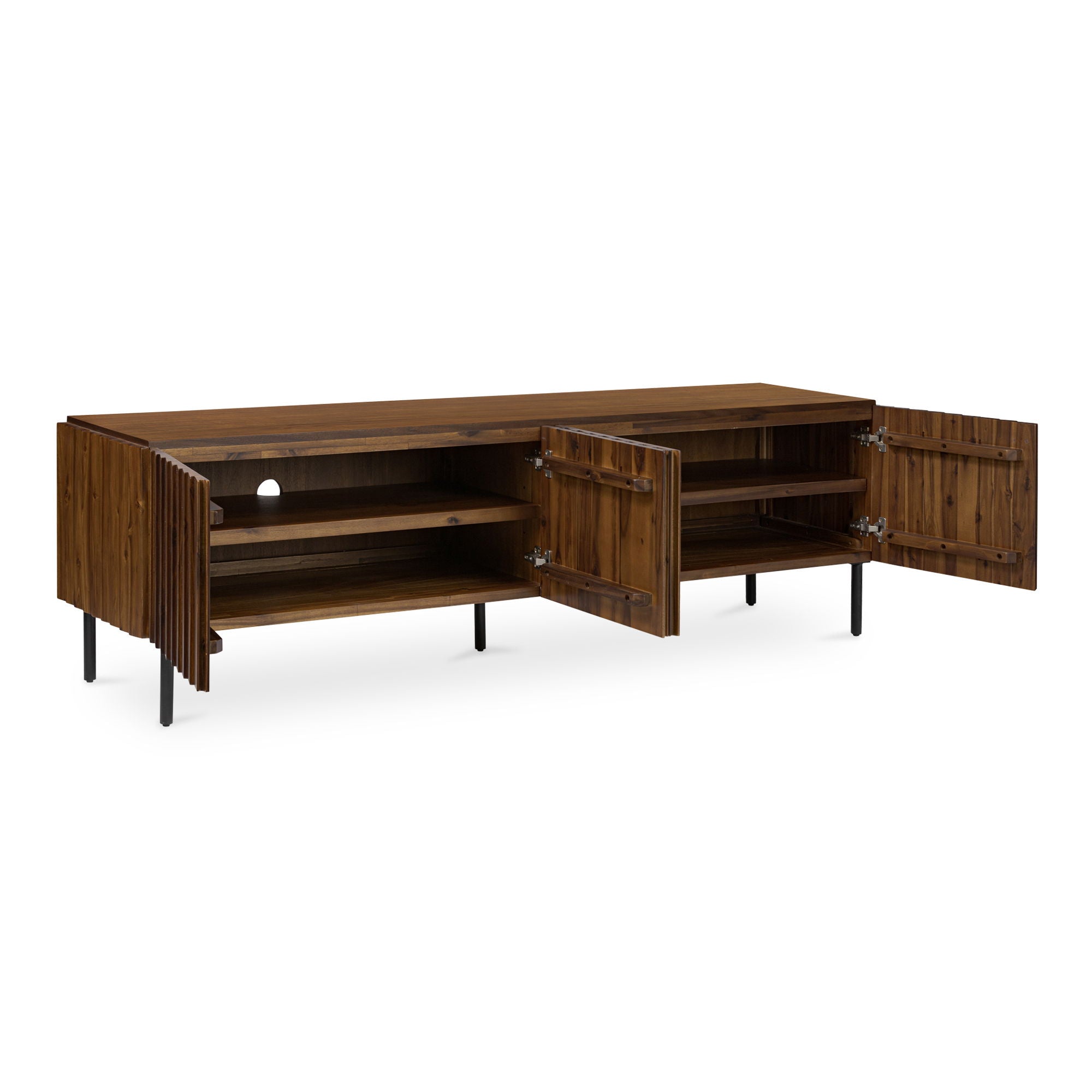 Lincoln - Media Cabinet - Brown