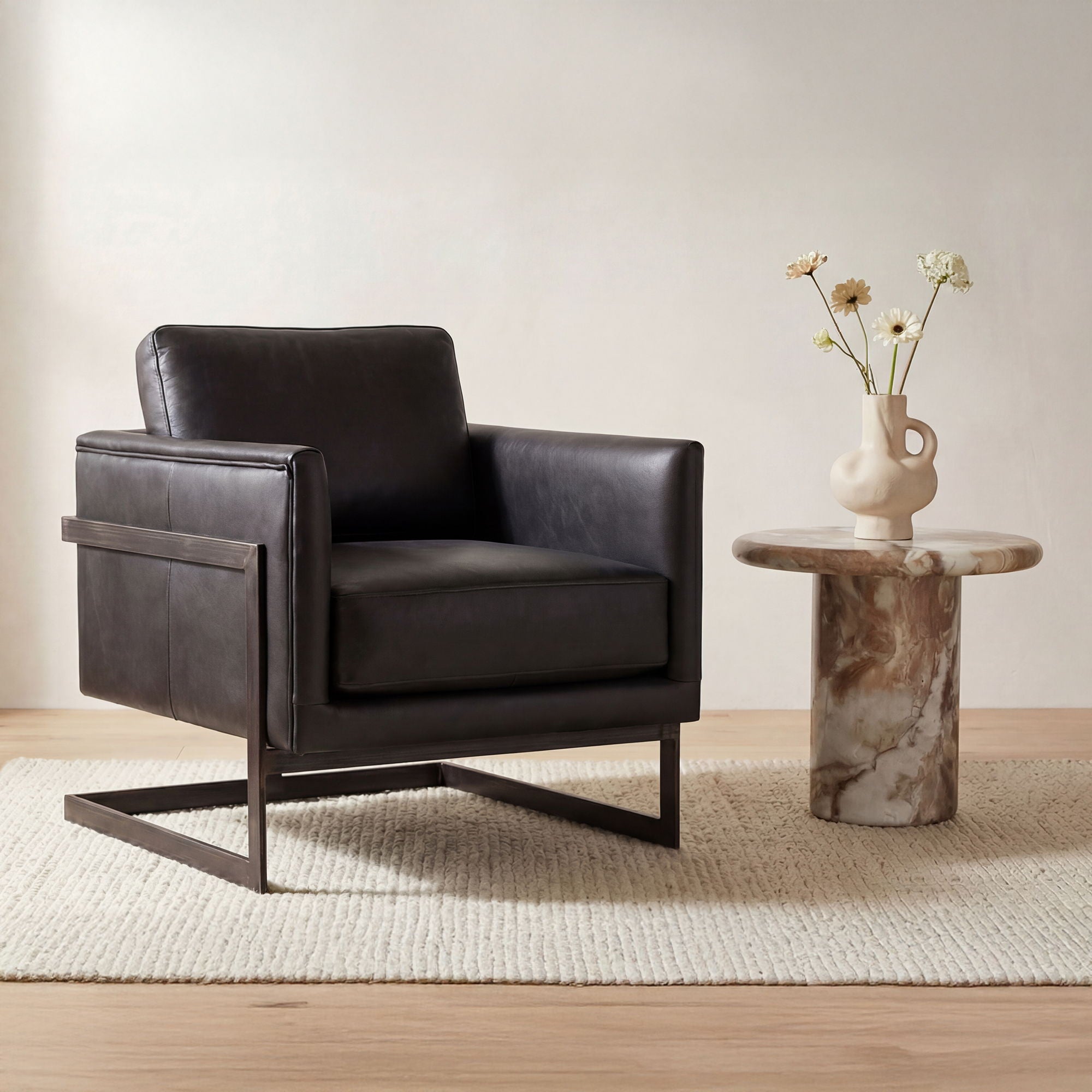 Luxley - Club Chair - Black