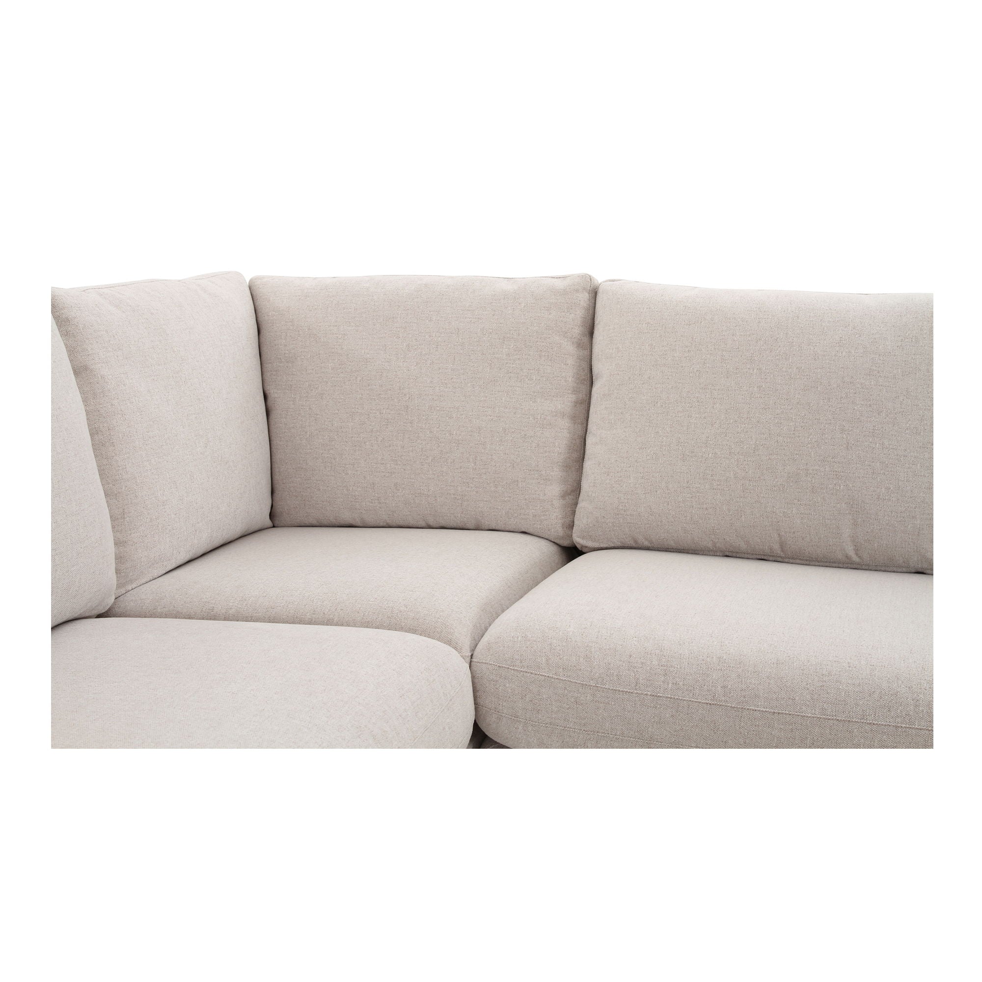 Fable - Slipcover Dining Banquette U-Shape Sectional - Beige
