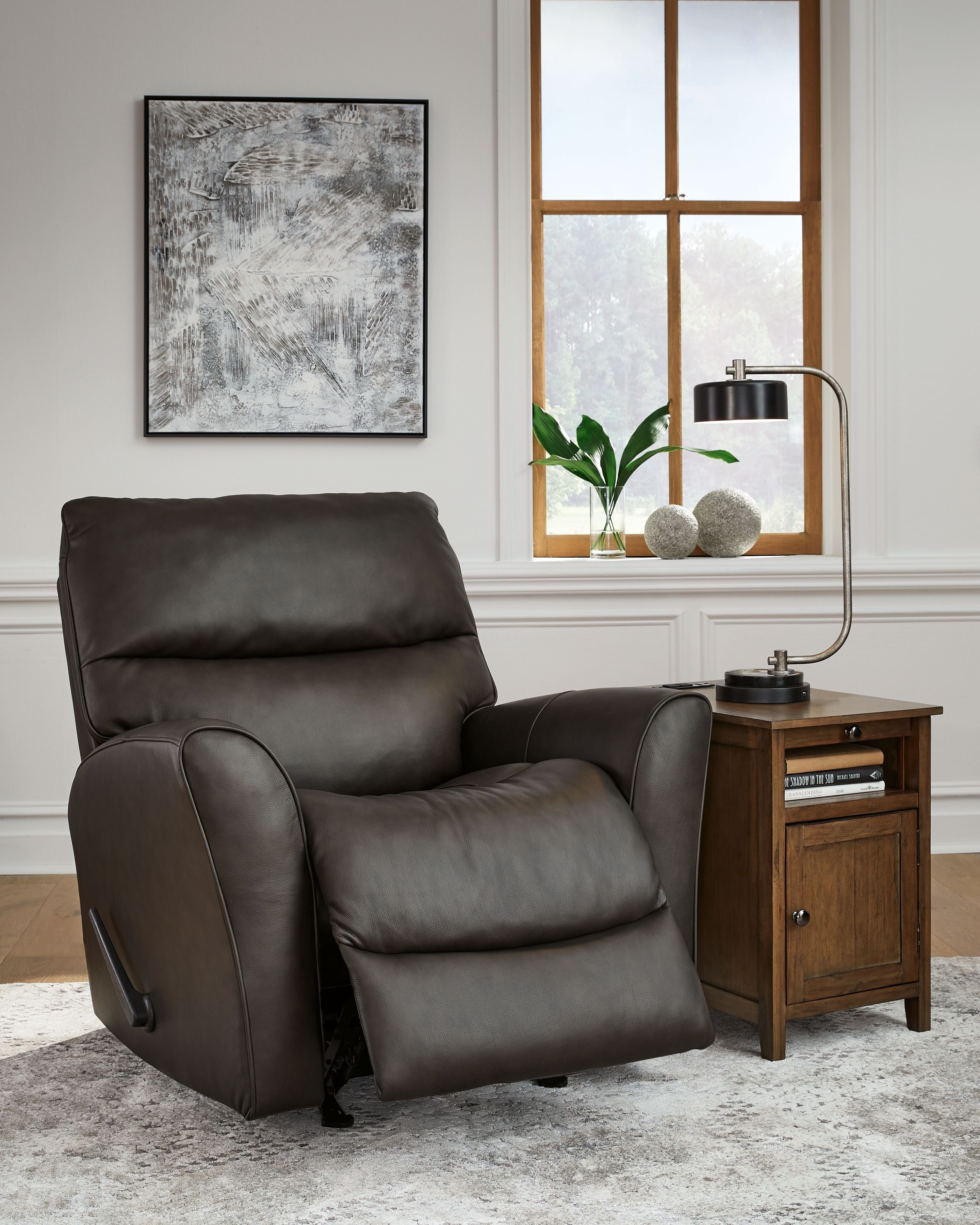 Mcaleer - Thunder - Rocker Recliner - Leather Match